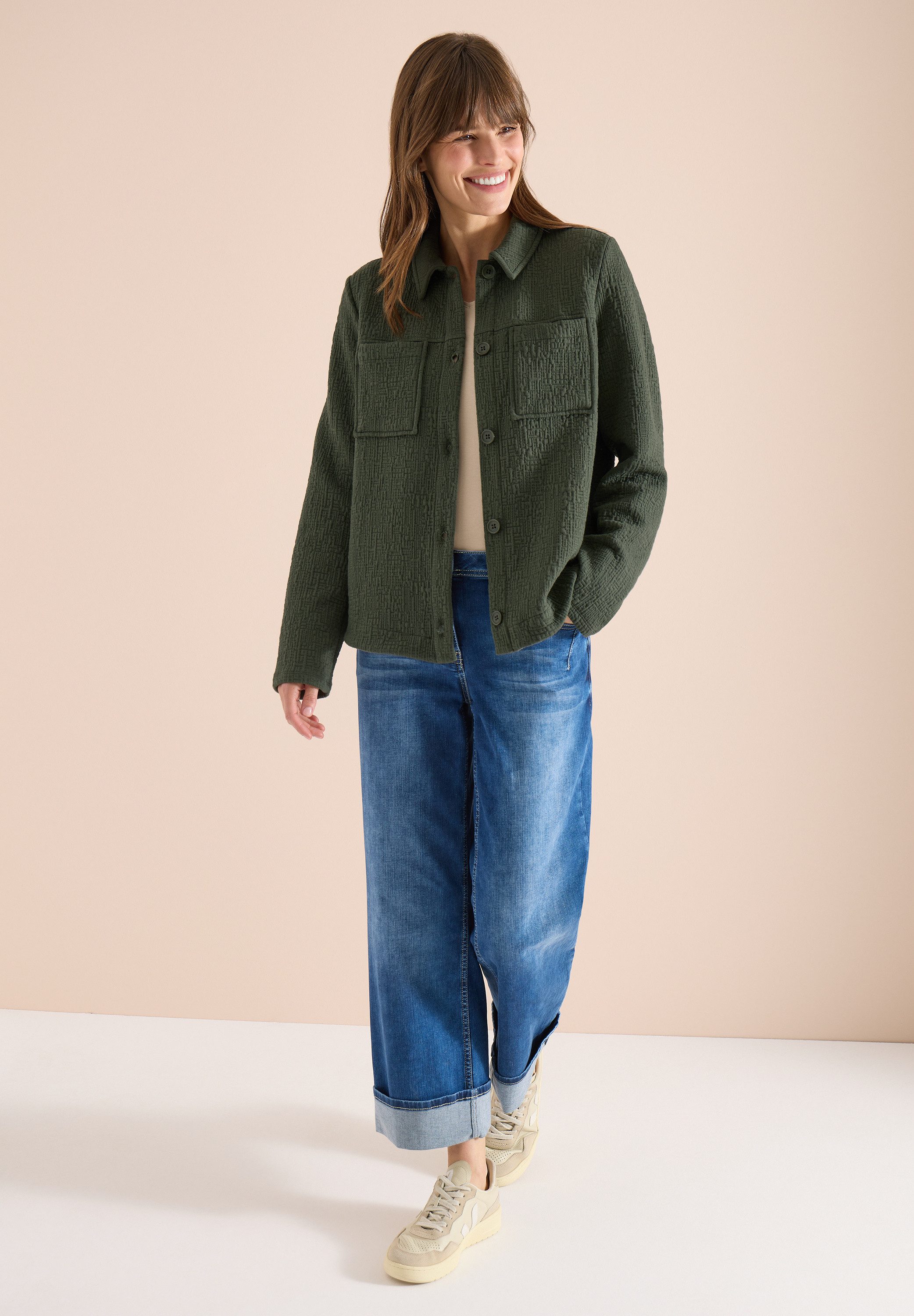 CECIL Kurzjacke mit Struktur-Optik