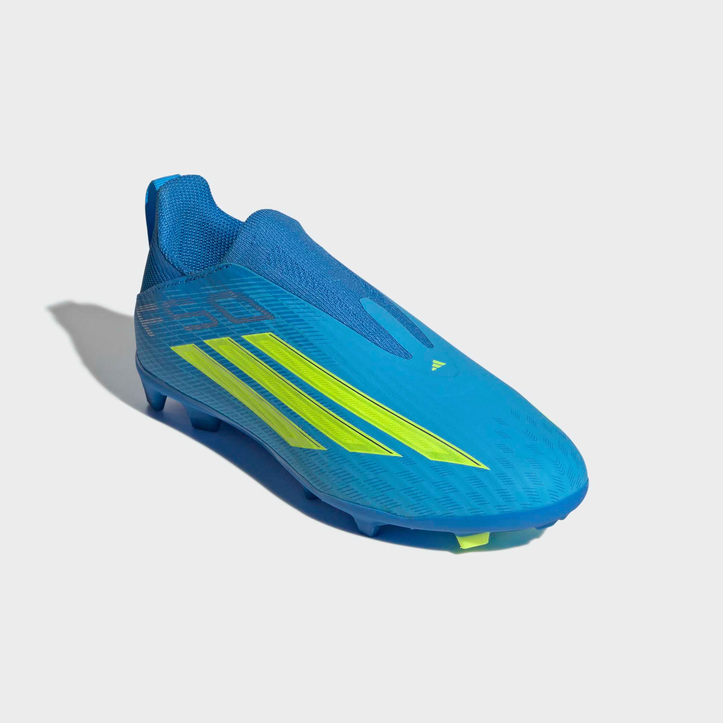 adidas Performance F50 LEAGUE LACELESS FG/MG KIDS Fußballschuh für viele verschiedene Böden geeignet, für Kinder & Jugendliche