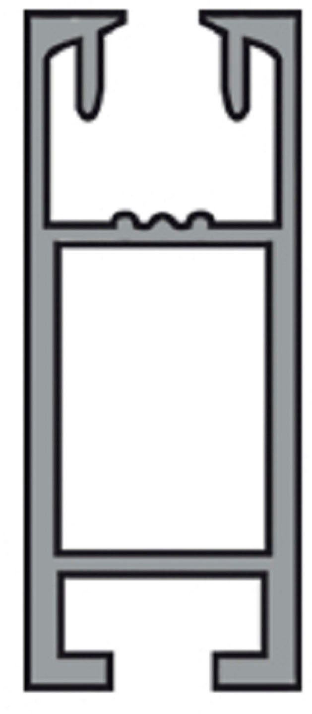 stahl-gebürstet LAMINAT, Innenlauf, rechteckig, Gardinenstange Bohren, mit SCHÖNER 1-läufig, Gardinenstange Matteo mit Aluminium WOHNEN