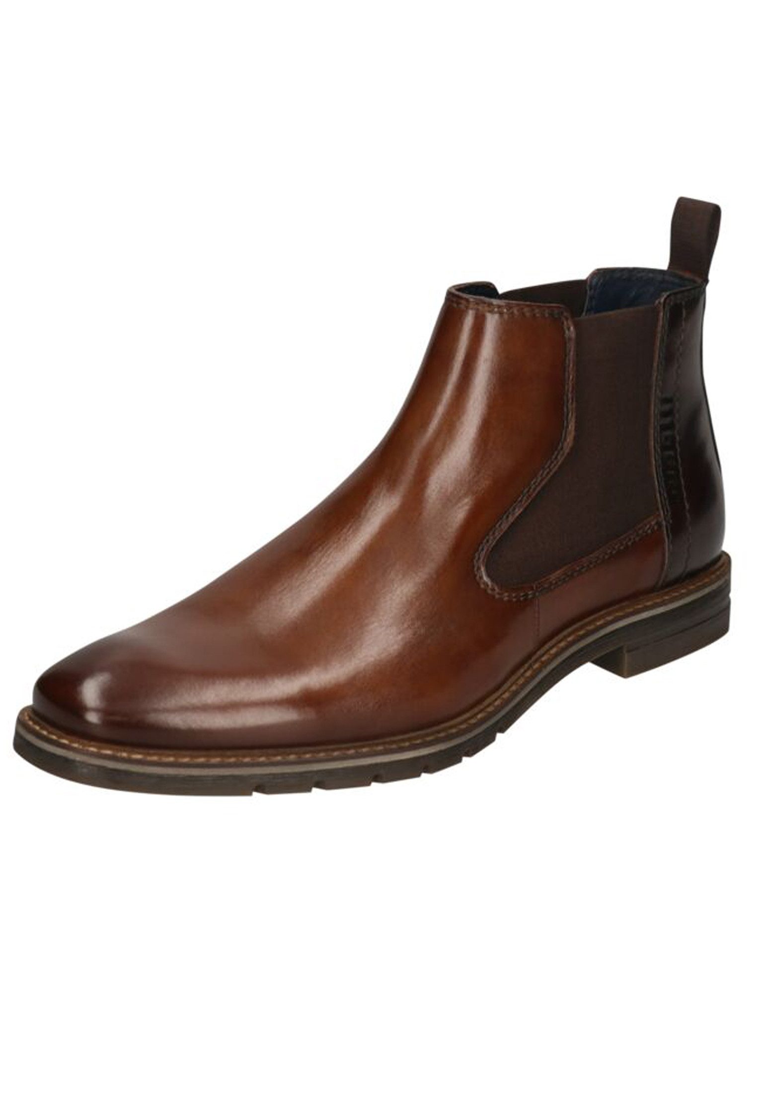 bugatti 311-A9E34-1111 6361 Cognac/Dark Brown Stiefelette