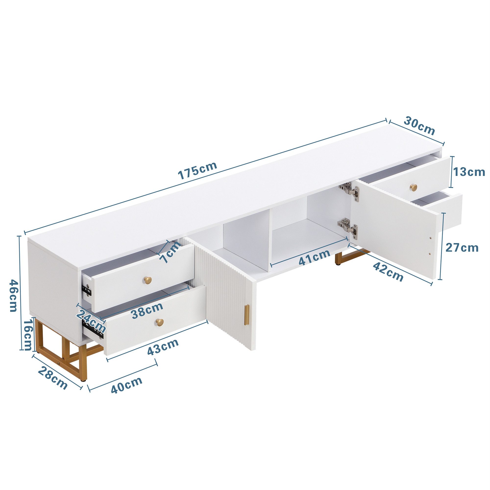 BlingBin TV-Schrank Lowboard, TV-Board, Fernsehtisch für günstig online kaufen