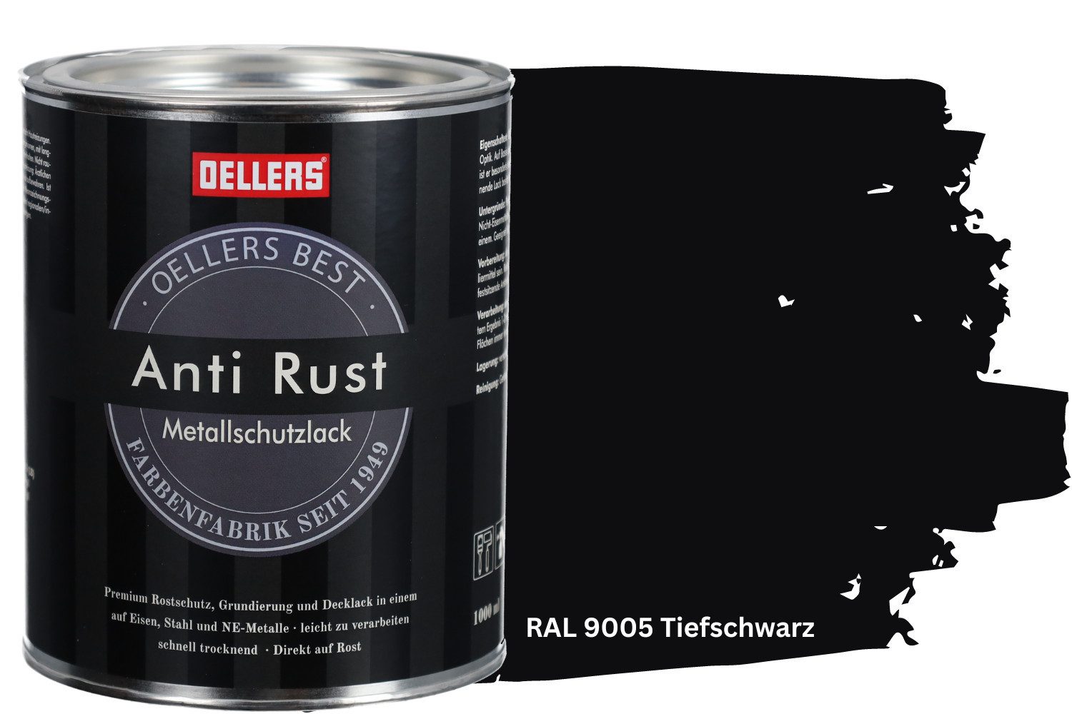 OELLERS Metallschutzlack Anti Rust, Rostschutz, Grundierung und Decklack
