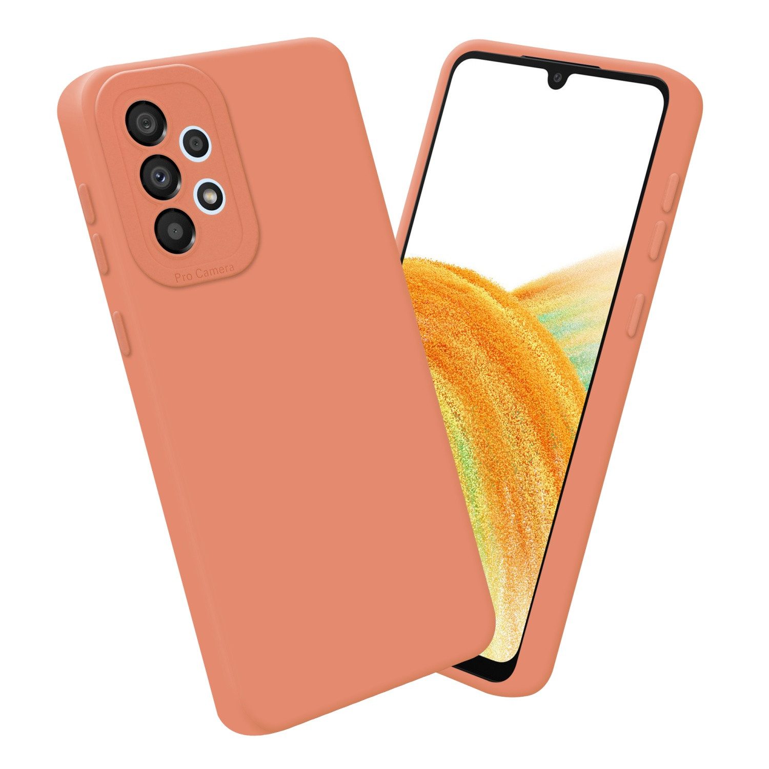 Cadorabo Handyhülle für Samsung Galaxy A52 (4G / 5G) / A52s Hülle Samsung Galaxy A52 (4G / 5G) / A52s, Hülle Schutzhülle TPU Silikon Case Cover
