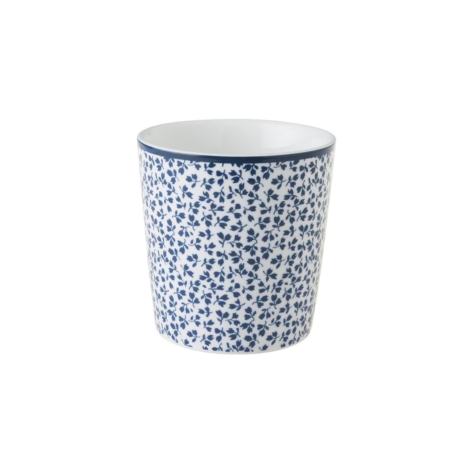 Ambiente Kaffeetasse Aus Fine Bone China – 0,4l, Blatt-Design, In Geschenkbox