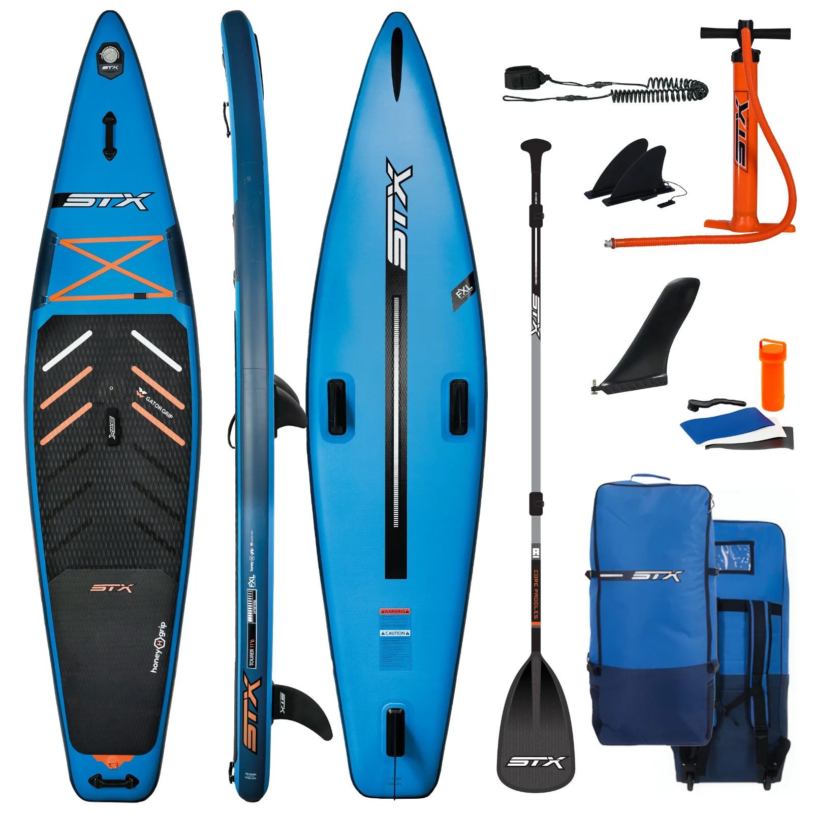 SUP-Board STX Windsurf SUP 11'0 Hybrid Tourer aufblasbar Komplett Set 340cm