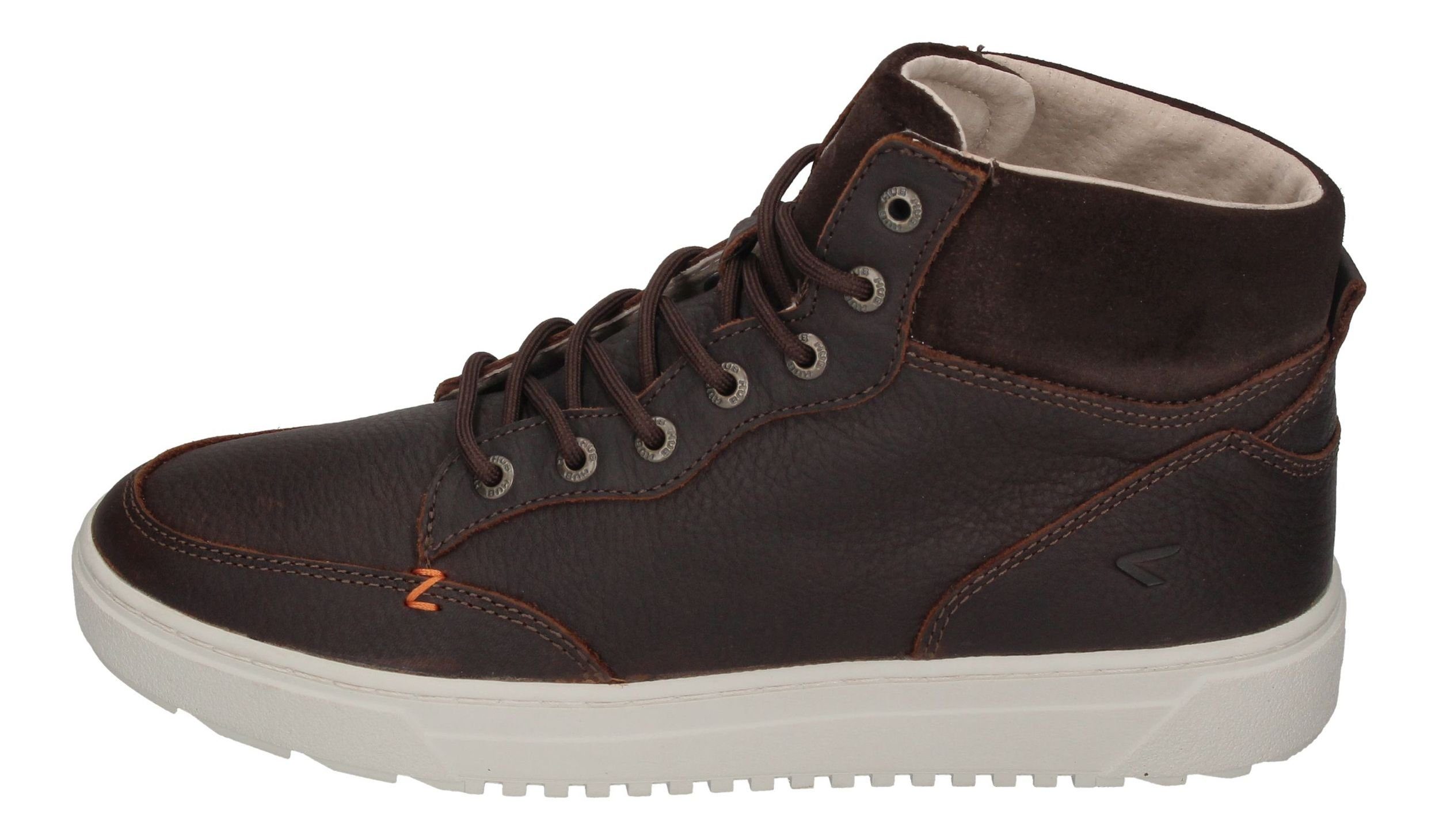 HUB DUNDEE L65 Sneaker Dark Brown White günstig online kaufen