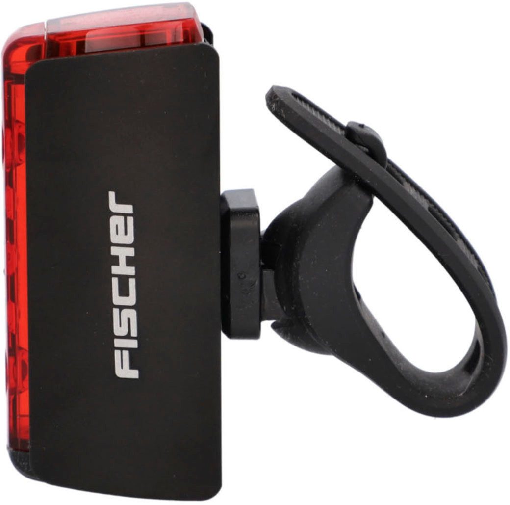 FISCHER Fahrrad Fahrrad-Rücklicht Display Akku Rücklicht TWIN STOP