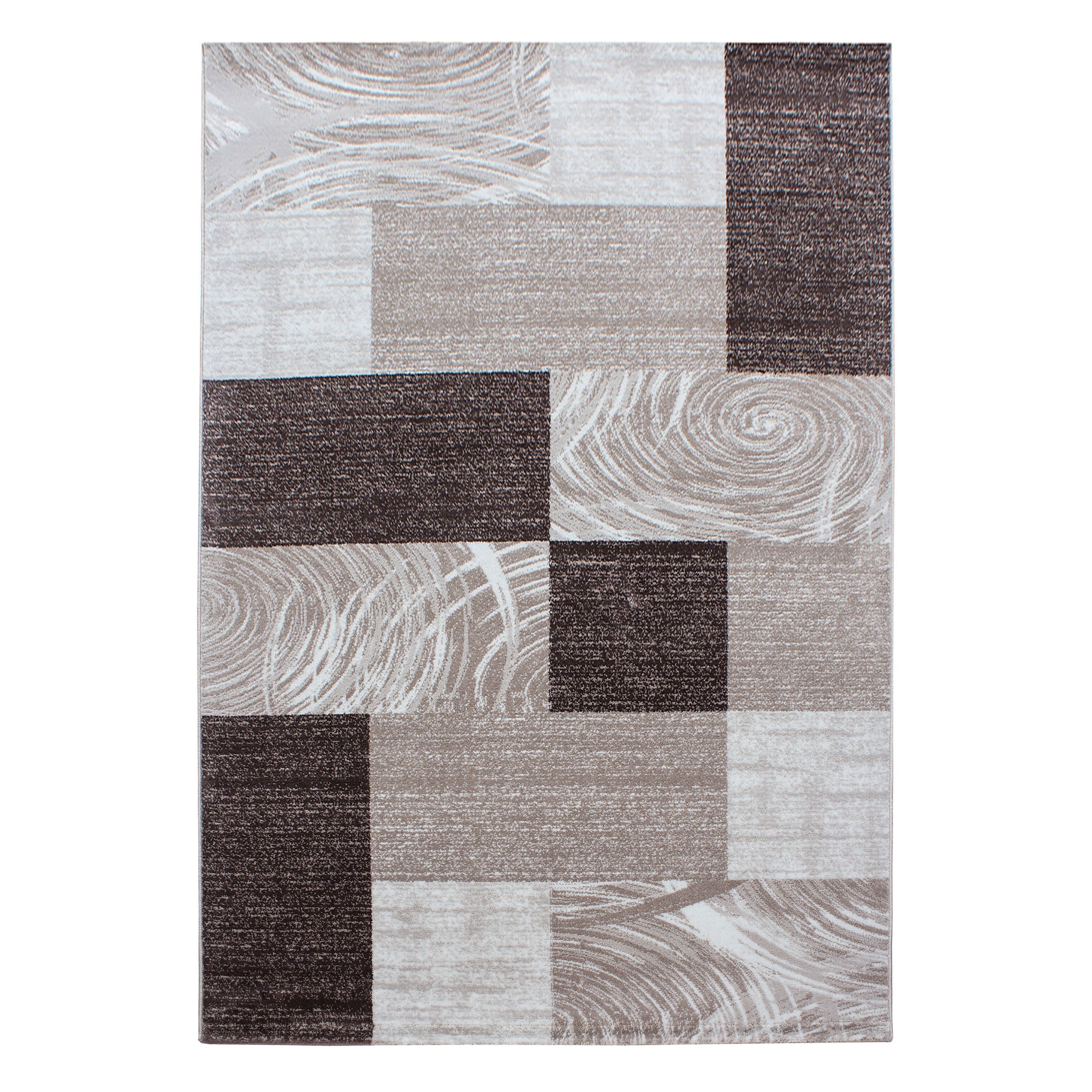 Teppium Teppich Abstrakt Kariert Design, Rechteckig, günstig online kaufen