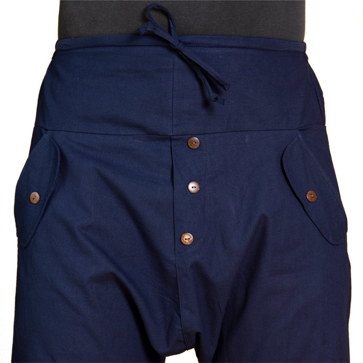 PANASIAM Haremshose Yogipants Typ3 Baggy Haremshose aus weicher Baumwolle bequeme Yogahose Unisex Freizeithose für Damen und Herren