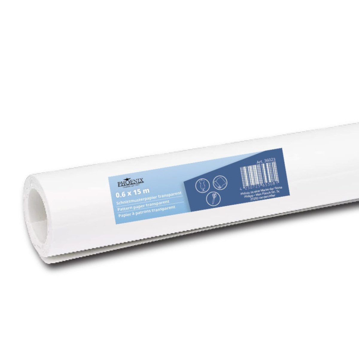 Phönix Transparentpapier Phönix Schnittmusterpapier transparent 0.6 x15m