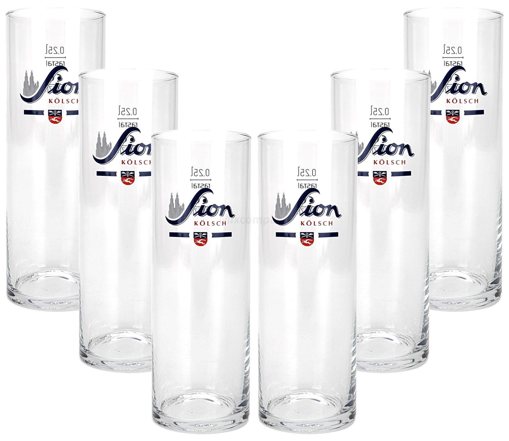 Bierglas Sion Kölsch Stangen Bierglas Biergläser Glas Gläser Set - 6x Biers