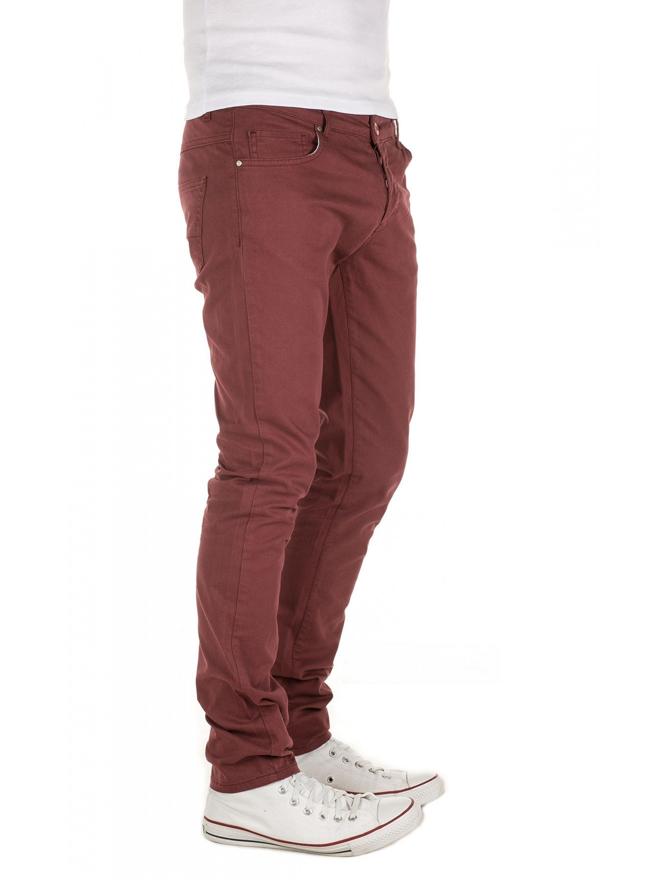 mahogany Pants 191521) Rot Simon Chino Simon Chinos (red Yazubi