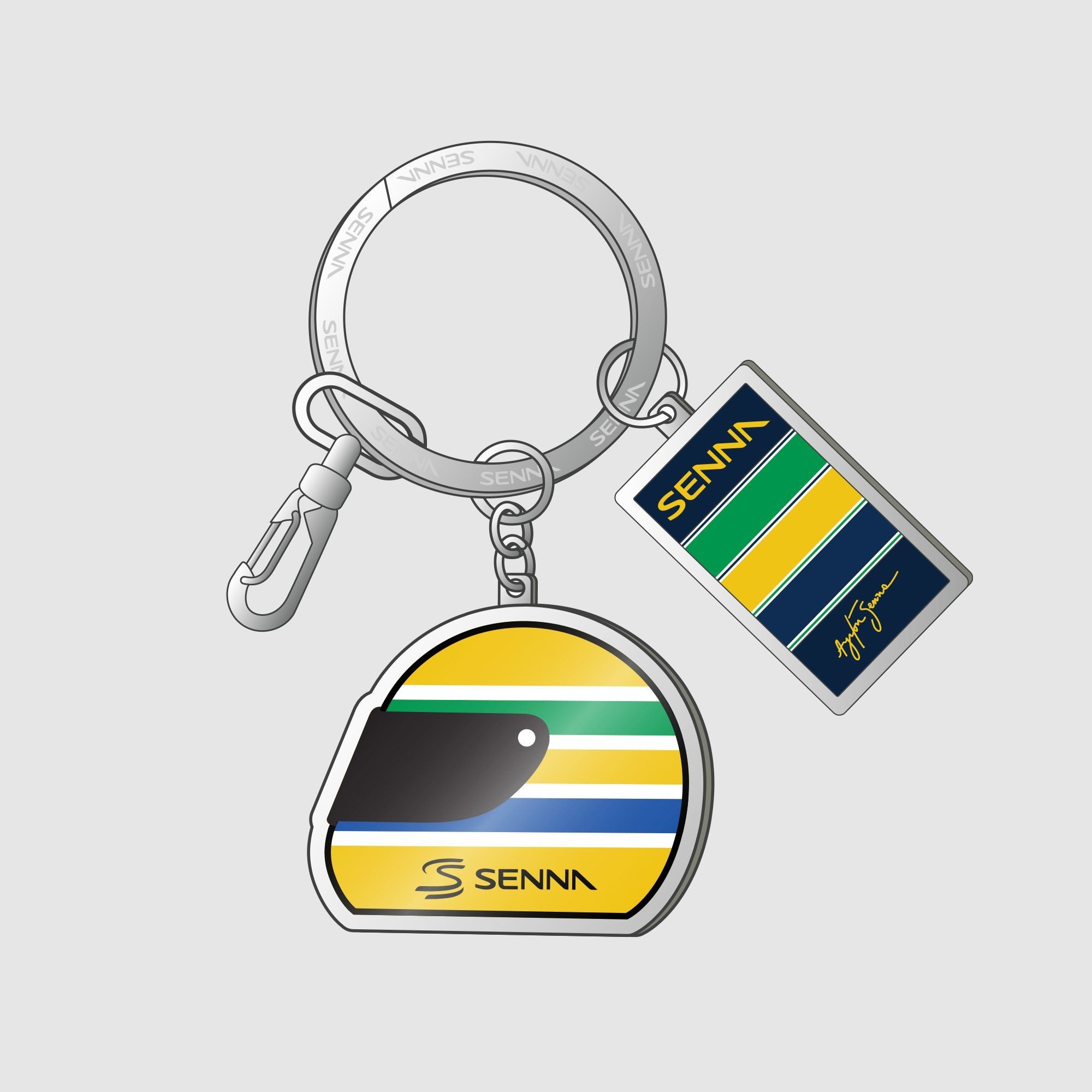 Aryton Senna Schlüsselanhänger Ayrton Senna Schlüsselanhänger Helm