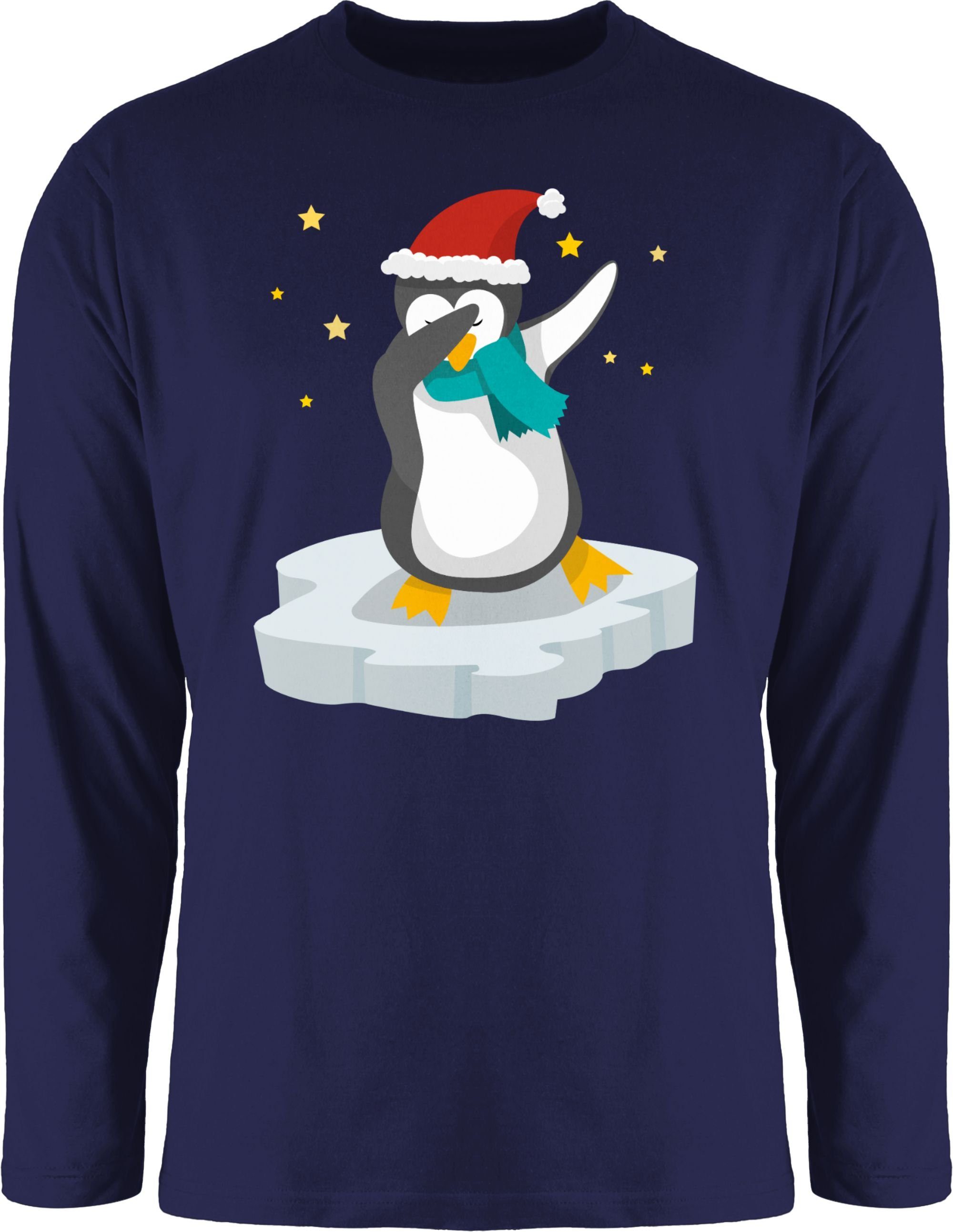 Shirtracer Rundhalsshirt Dab Pinguin Weihnachten Weihachten Kleidung günstig online kaufen