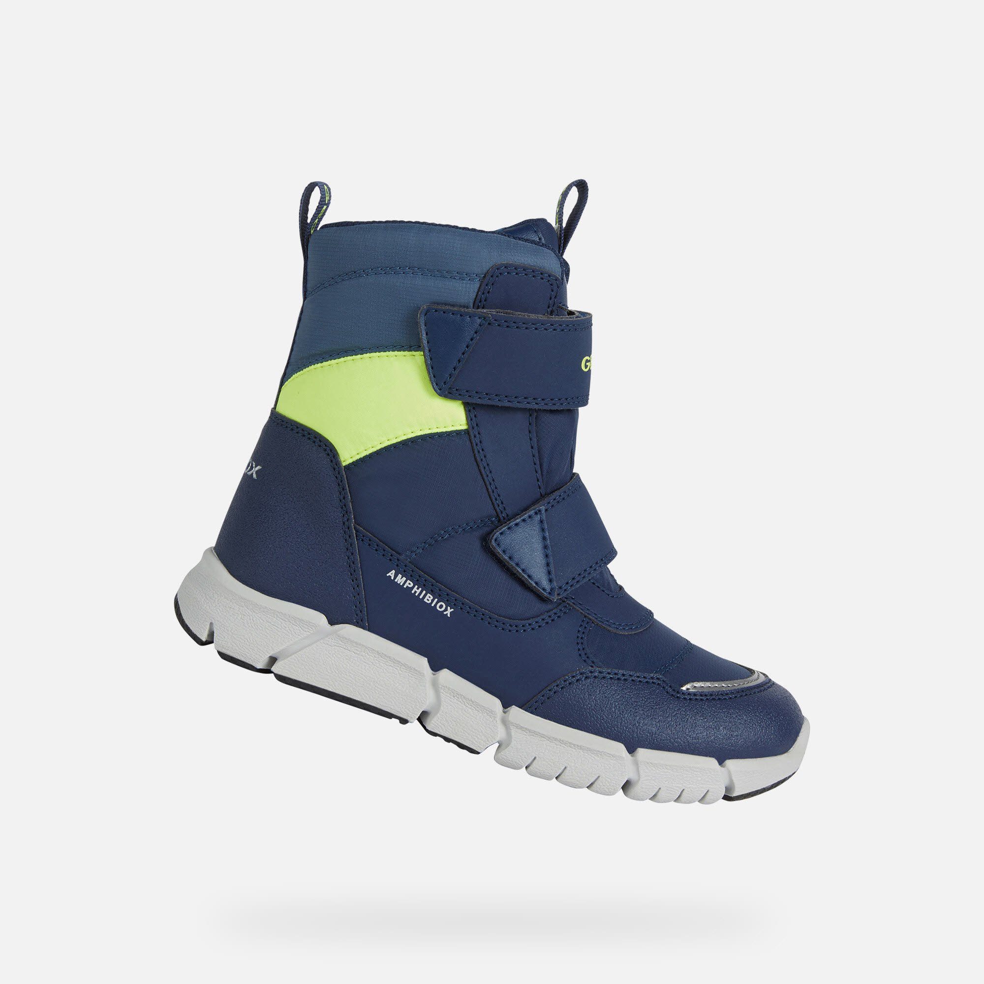 Geox J FLEXYPER B.B ABX C - NYL+DBK Winterstiefel