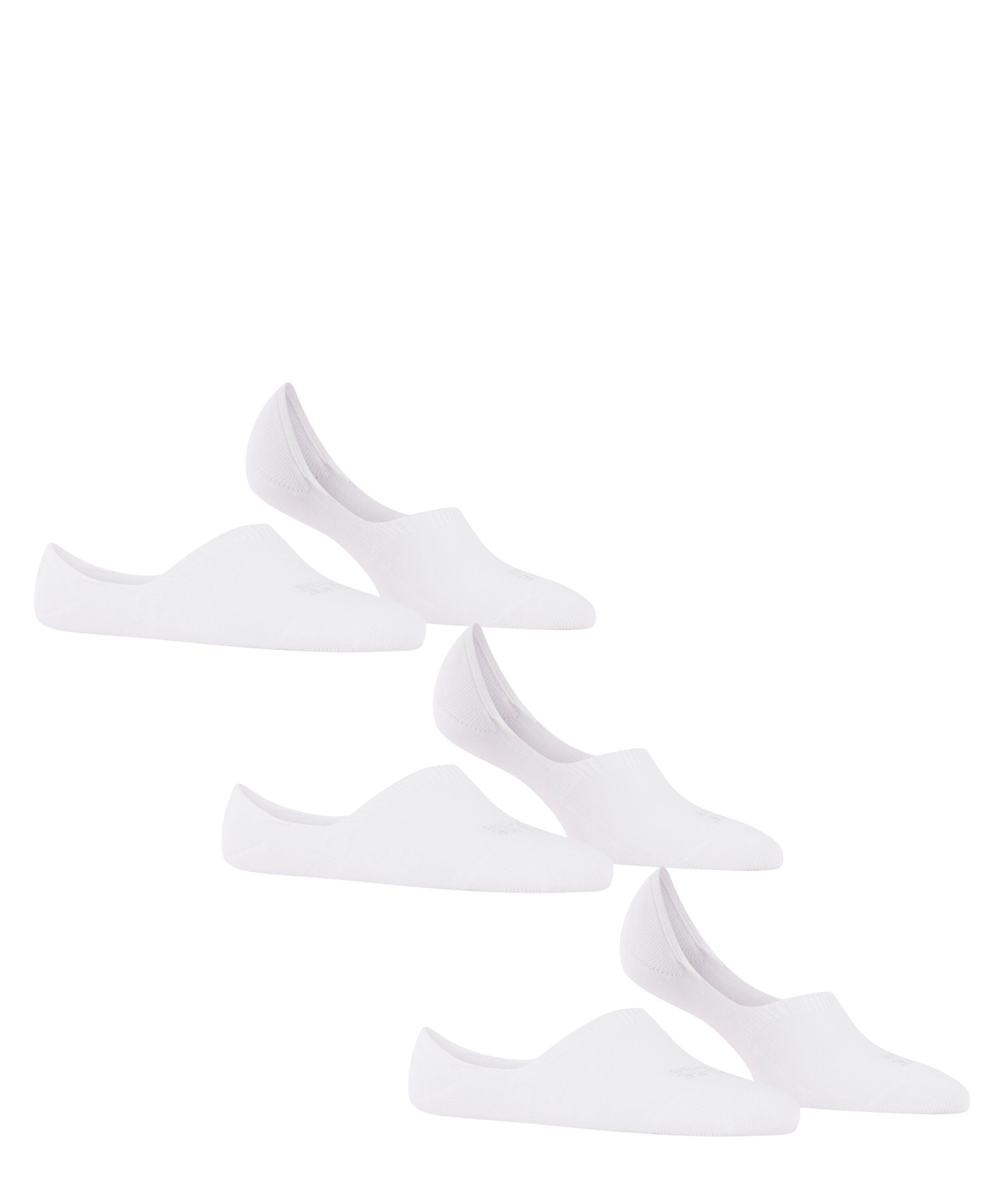 FALKE Füßlinge Step 3-Pack mit white (2000) Anti-Slip-System