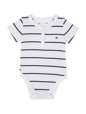 Tommy Hilfiger Kurzarmbody BABY STRIPED RIB BODY S/S Baby bis 2 Jahre