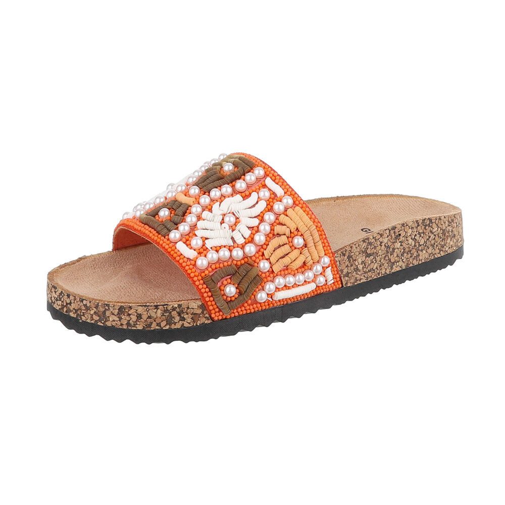 Ital-Design Damen Mules Freizeit Pantolette (86706643) Flach Pantoletten in günstig online kaufen