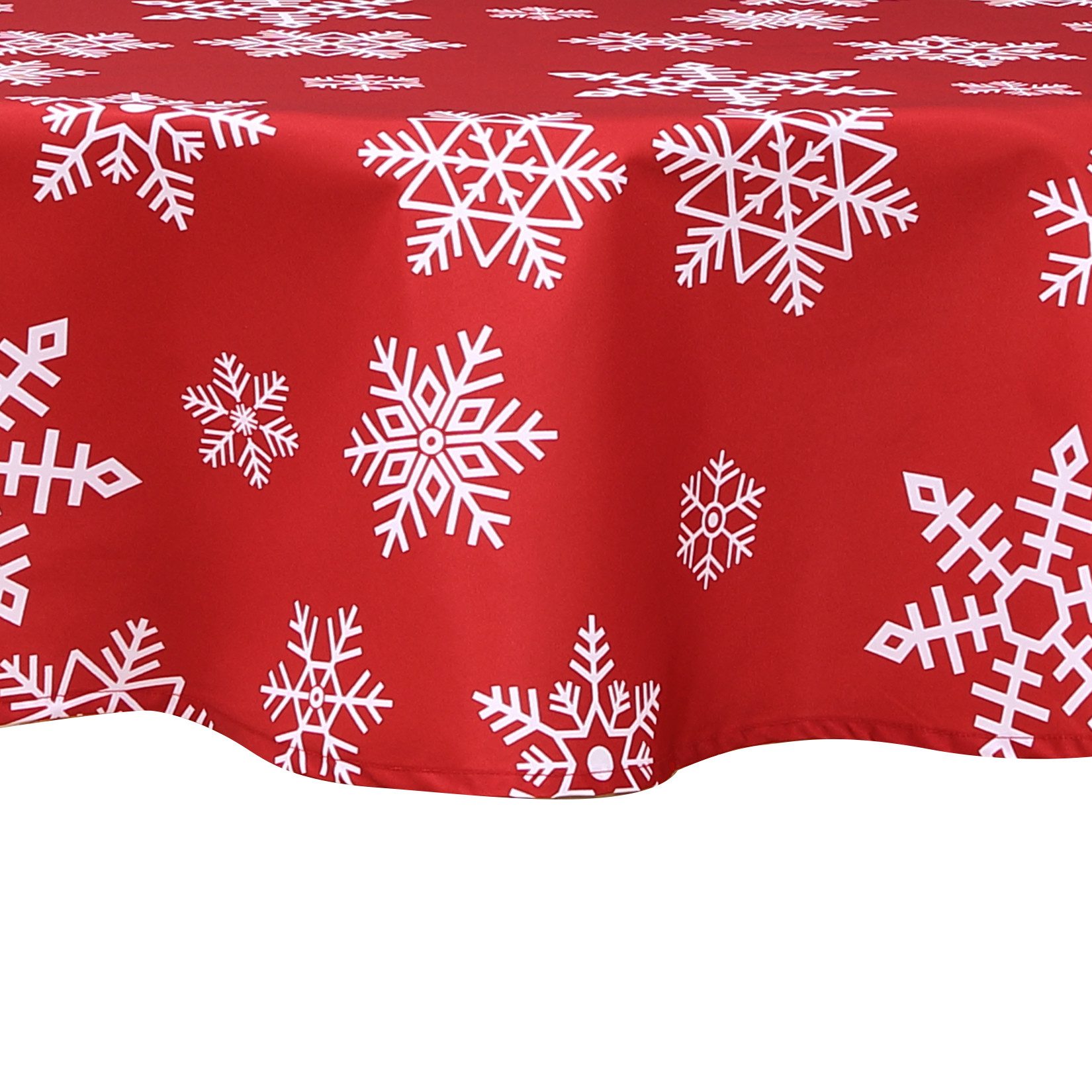 GarveeMore Tischdecke Schneeflocken Weihnachten Tischdecke, Tischwäsche Tis günstig online kaufen