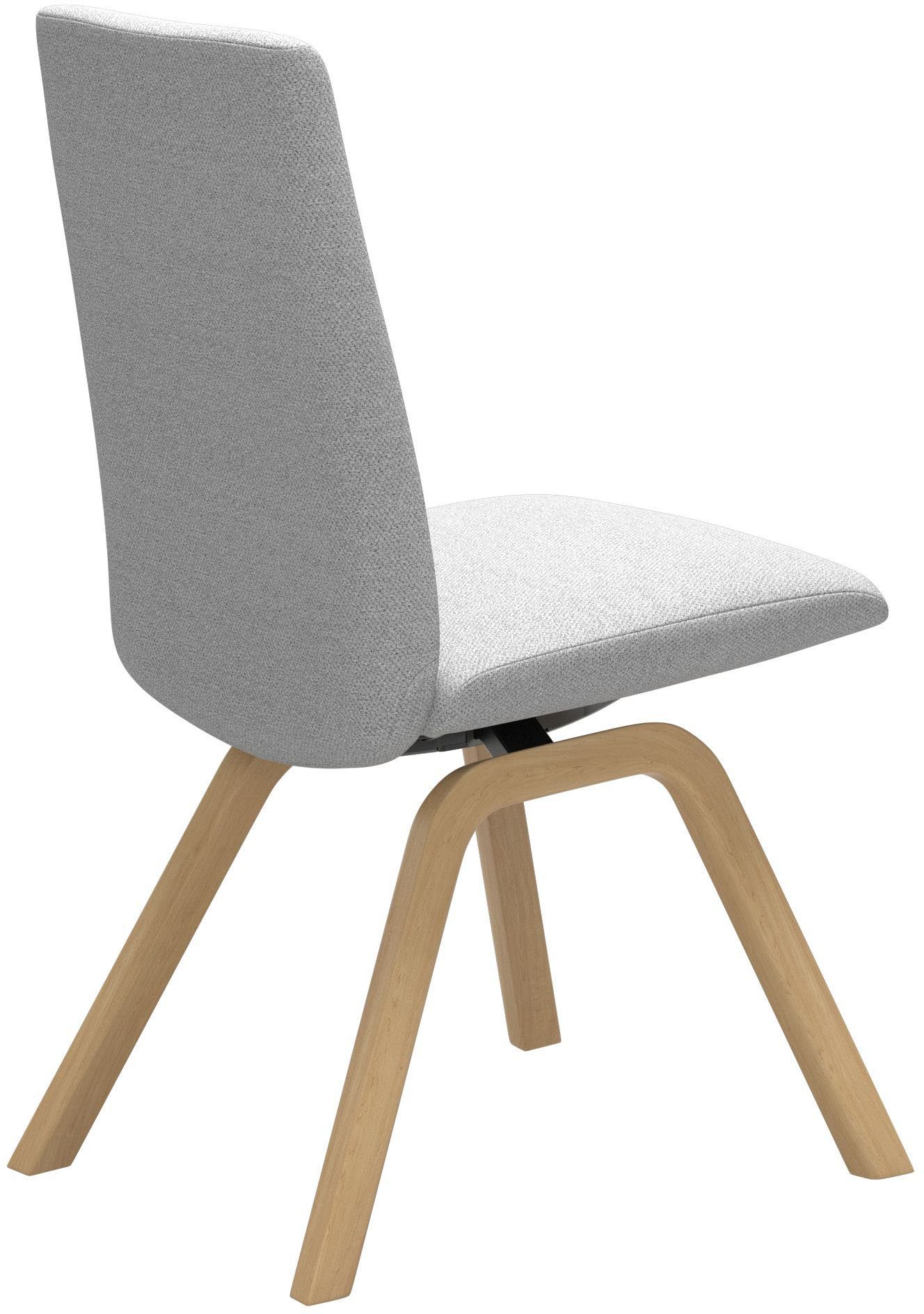 in Back, Polsterstuhl Stressless® M, schräggestellten Eiche mit Low Beinen Größe Laurel, natur