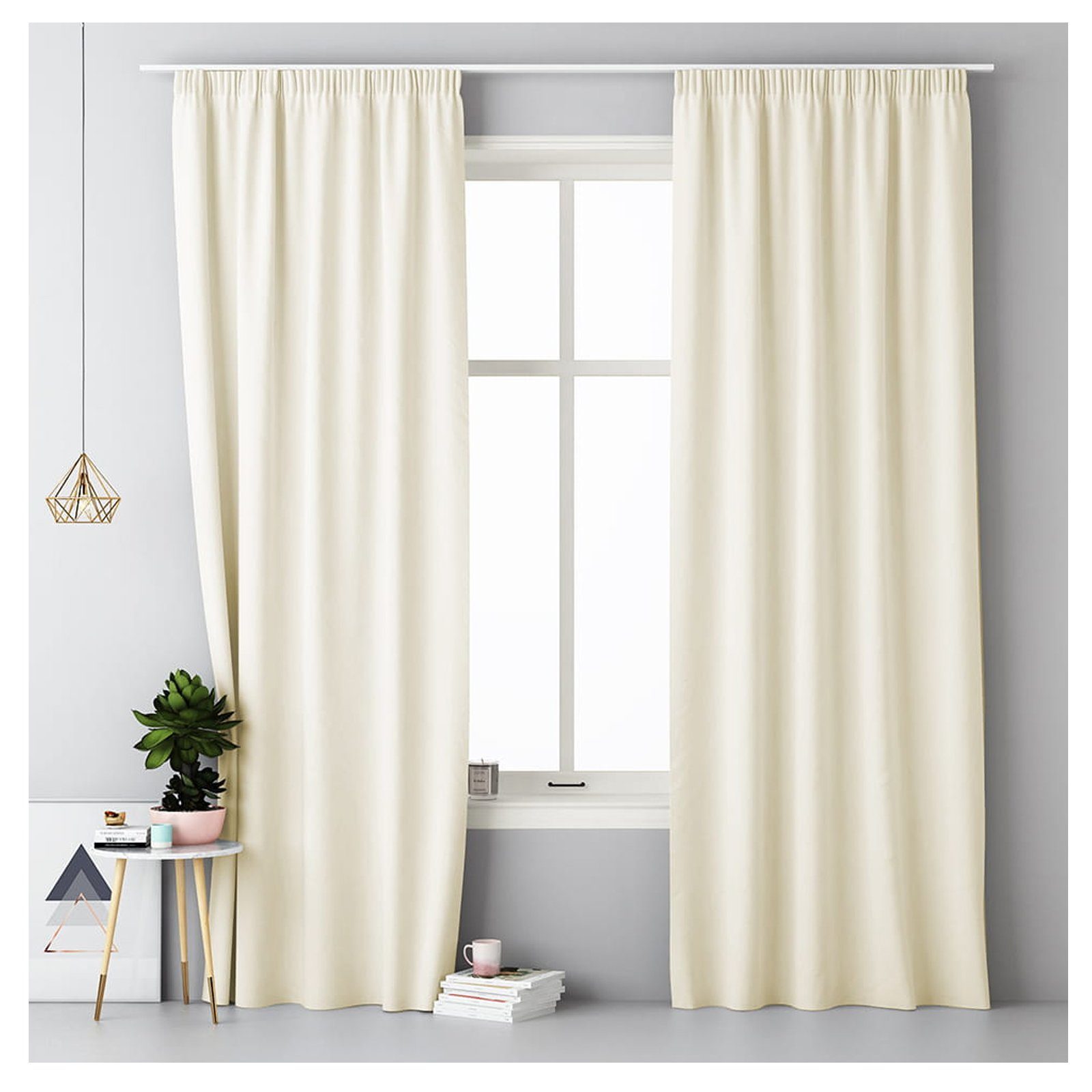 JEMIDI Gardine Blickdichter Vorhang 140x250cm in günstig online kaufen