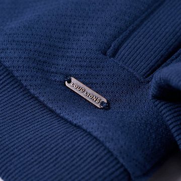 vidaXL Sweatshirt Kinder-Sweatshirt mit Reißverschluss Marineblau 116