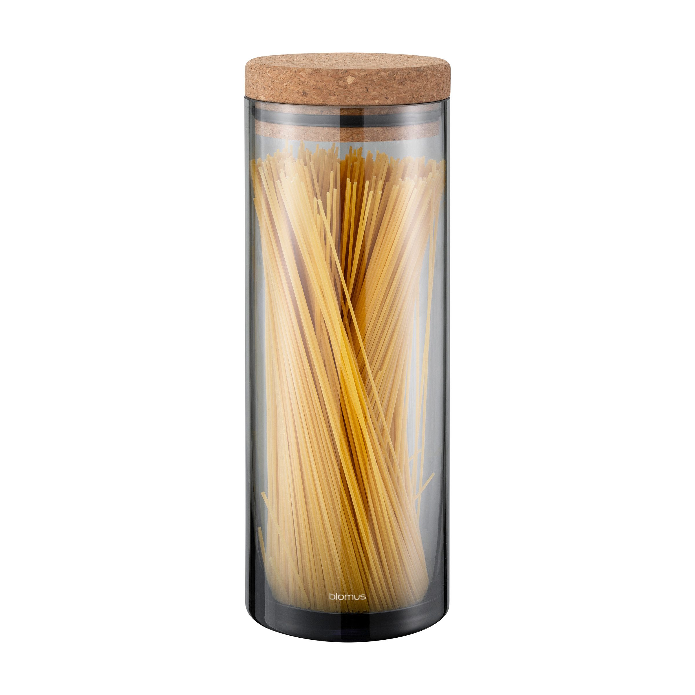 blomus Vorratsglas -KEEPY- Vorratsdose, Aufbewahrungsbehälter: Luftdicht & frisch, Borosilikatglas, Hochwertig, Glas, Korkdeckel, Vielseitig, Robust, Stilvoll, Modern