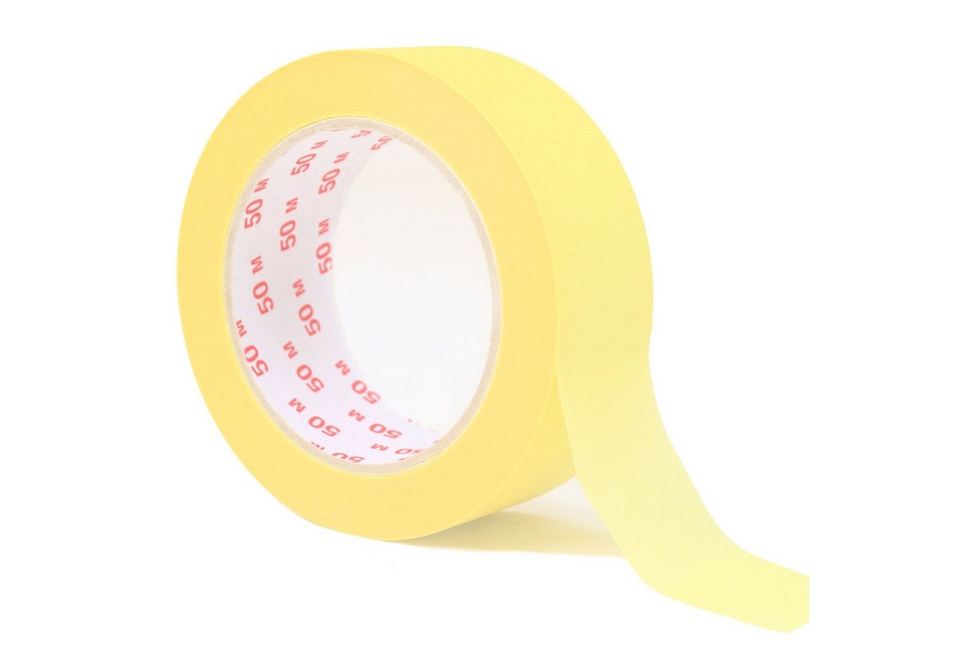 KK Verpackungen Klebeband (3-St) Malerkrepp Abklebeband 38mm x 50m Kreppband Abdeckband Malerband