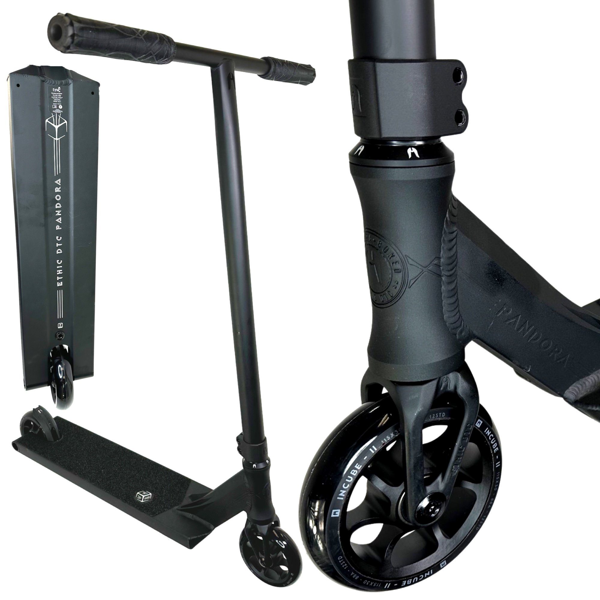 Stuntscooter Ethic DTC Pandora M Stunt-Scooter H=85cm 3,35kg Schwarz