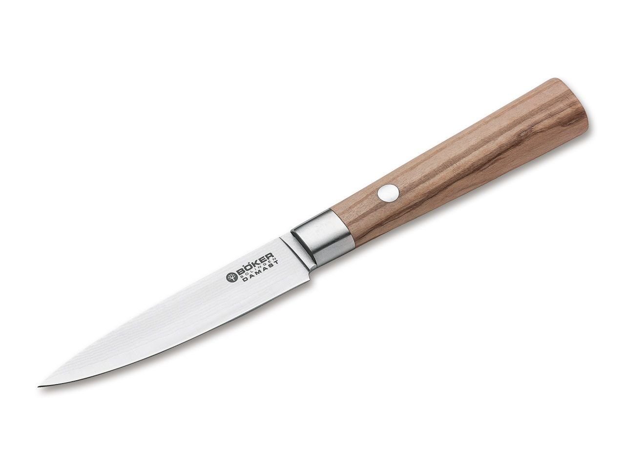 Böker Manufaktur Solingen Spickmesser Böker Damast Olive Spickmesser, Böker Damast Olive Spickmesser