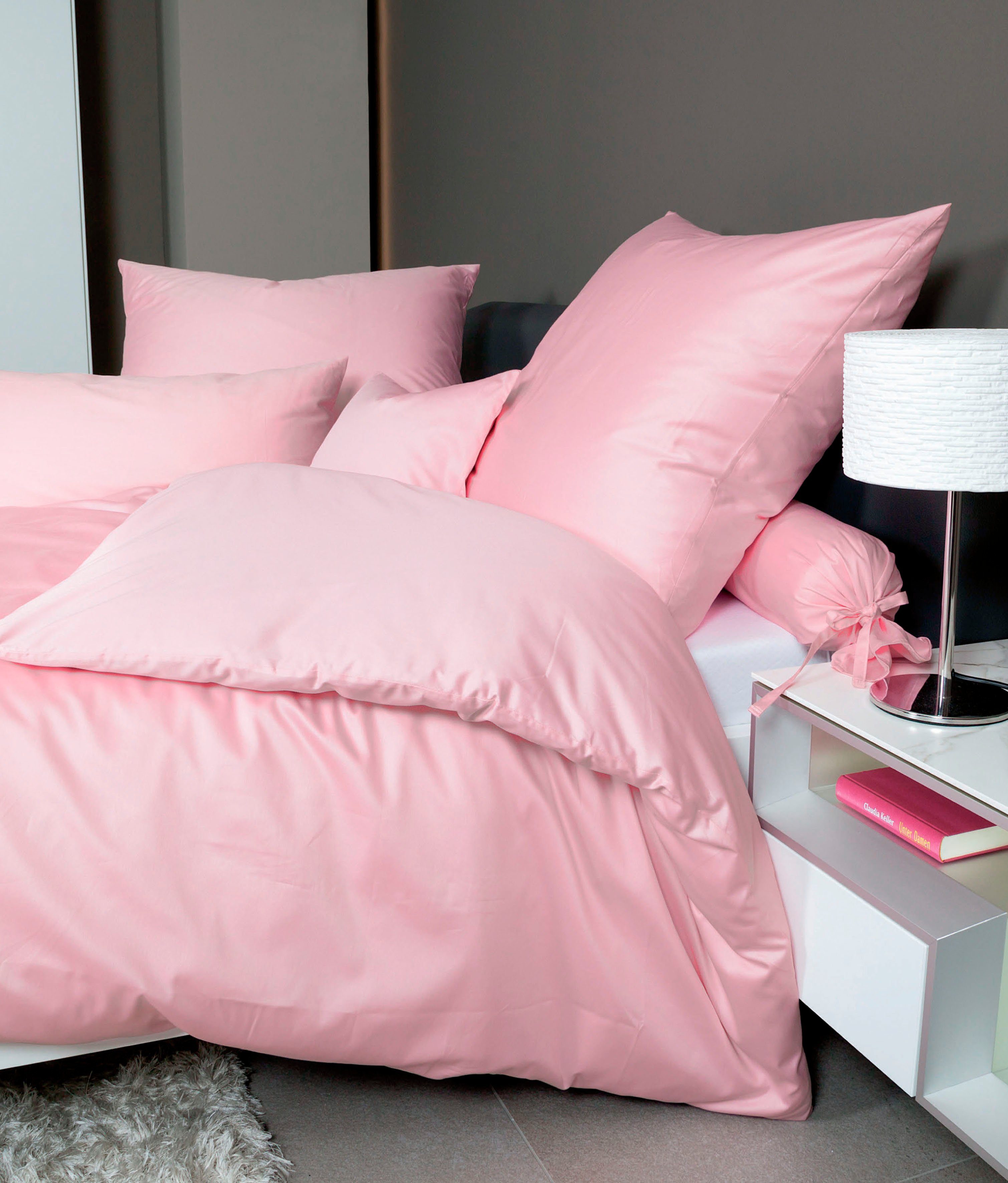 Janine Bettwäsche Janine Bettwäsche COLORS Mako-Satin günstig online kaufen