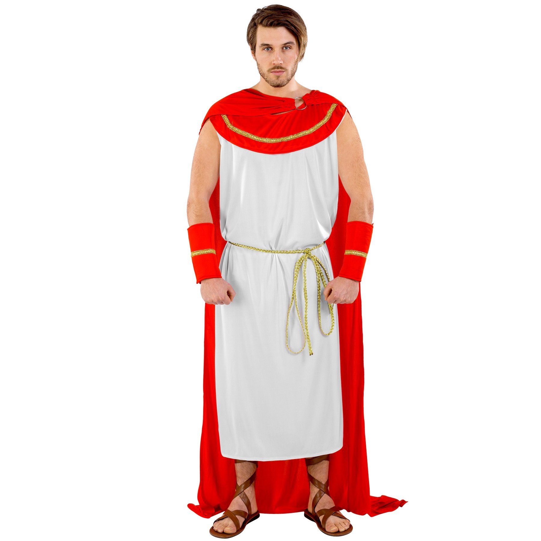 dressforfun Kostüm Herrenkostüm Römer Tiberius, Edles, langes Gewand in antiker und herrschaftlicher Optik