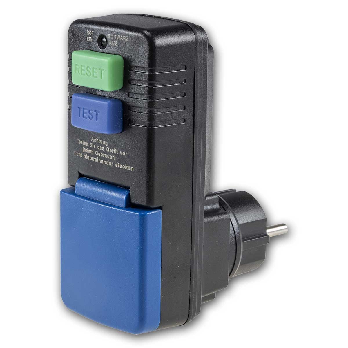 ChiliTec Personenschutzstecker Fehlerstromschutzadapter "CT-RCD" (DI) IP54