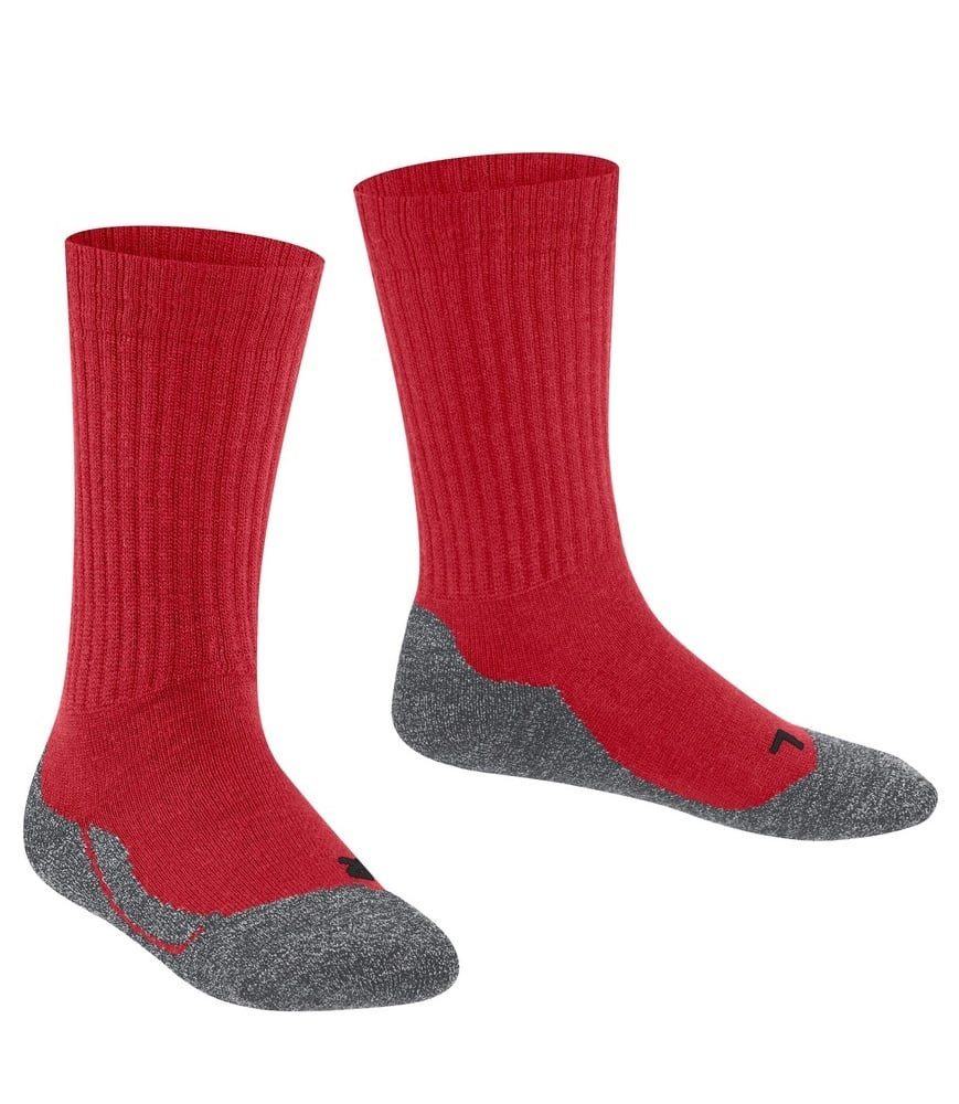 FALKE Socken Tagessocke Active Warm (wärmende Merinowolle) weinrot Kinder - 1 Paar