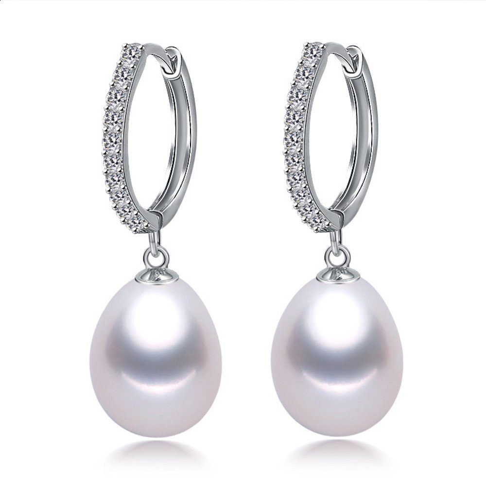 Kim Johanson Сережки з бісеру Nora, aus 925 Sterling Silber, mit echten Süßwasserzuchtperlen