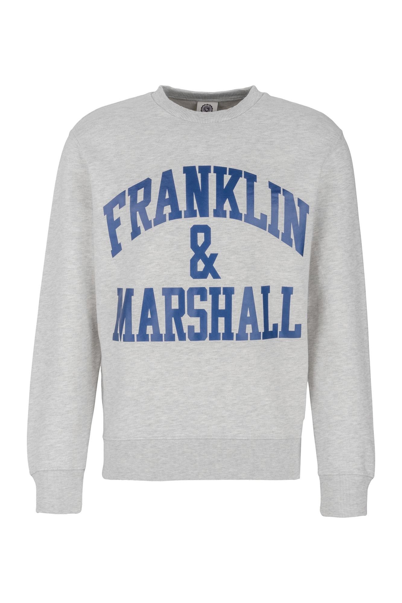 Franklin Baumwolle mit Marshall & Jogginghose Stick-Logo Sweatshirt reiner aus