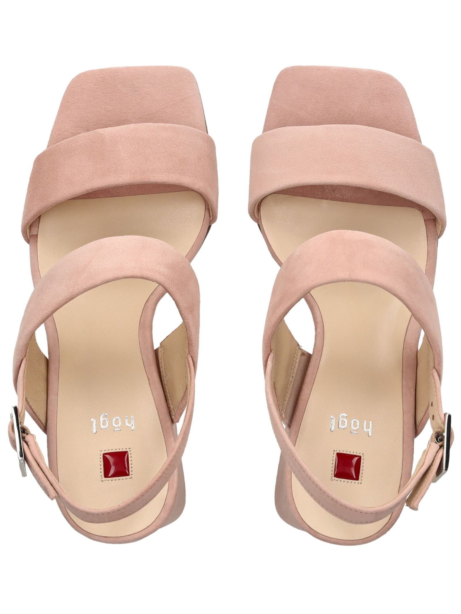 Högl Högl Sandalen Veloursleder High-Heel-Sandalette