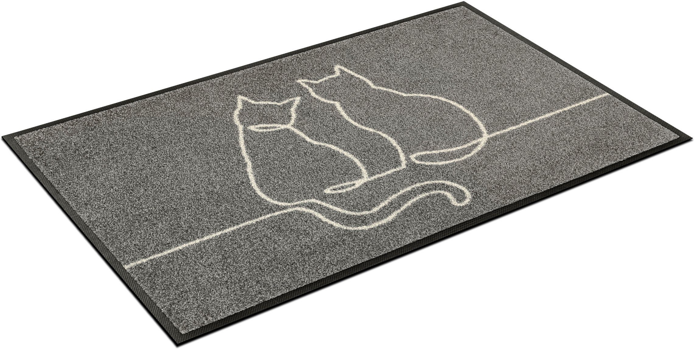 wash+dry by Kleen-Tex Fußmatte Lovetails, rechteckig – Bild 3 von 5