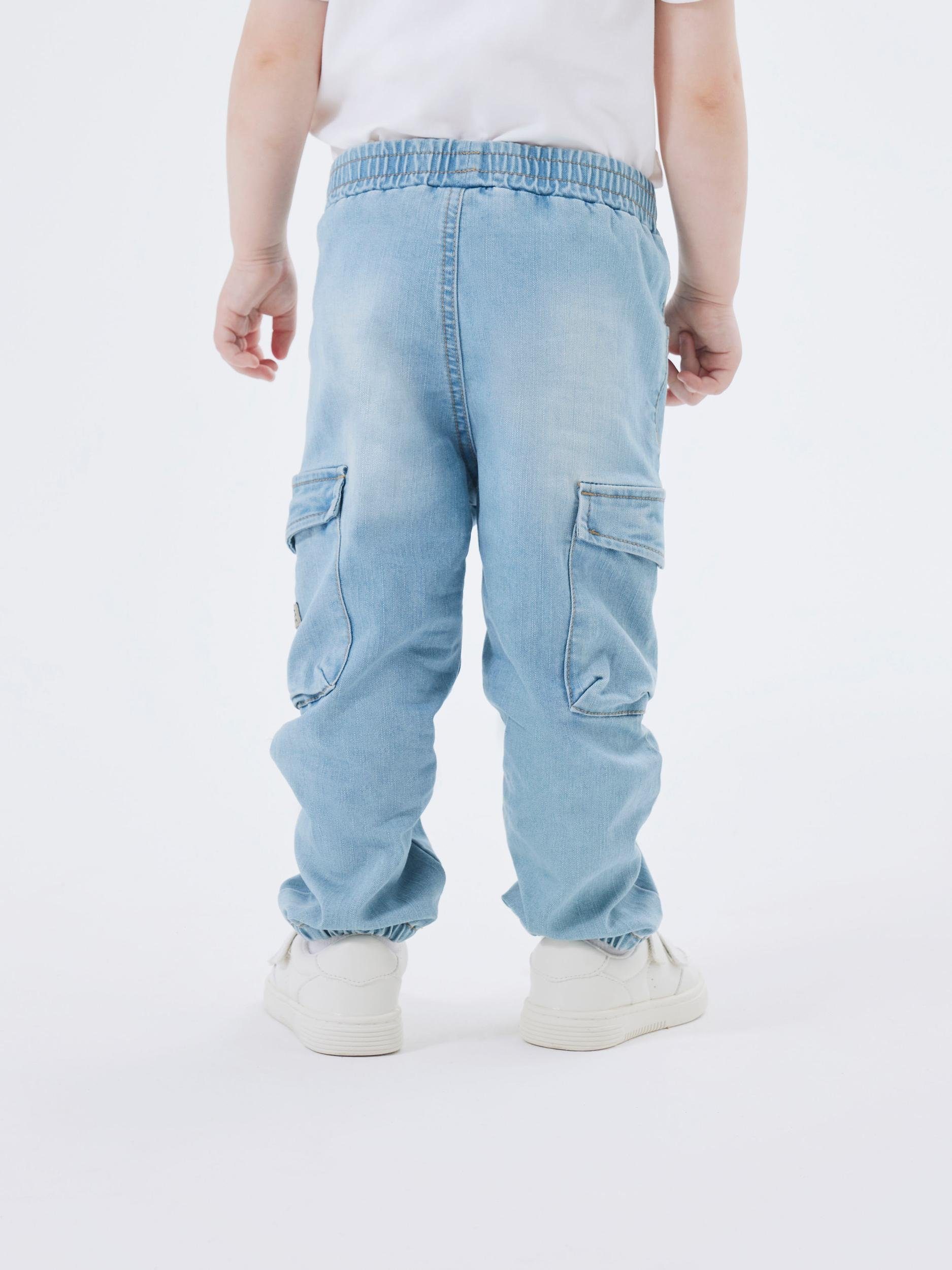 Name It Weite Jeans NMMBEN BAGGY R CARGO JEANS 9770-YT NOOS, Einfach  kombinierbar, passt in jeden Kleiderschrank