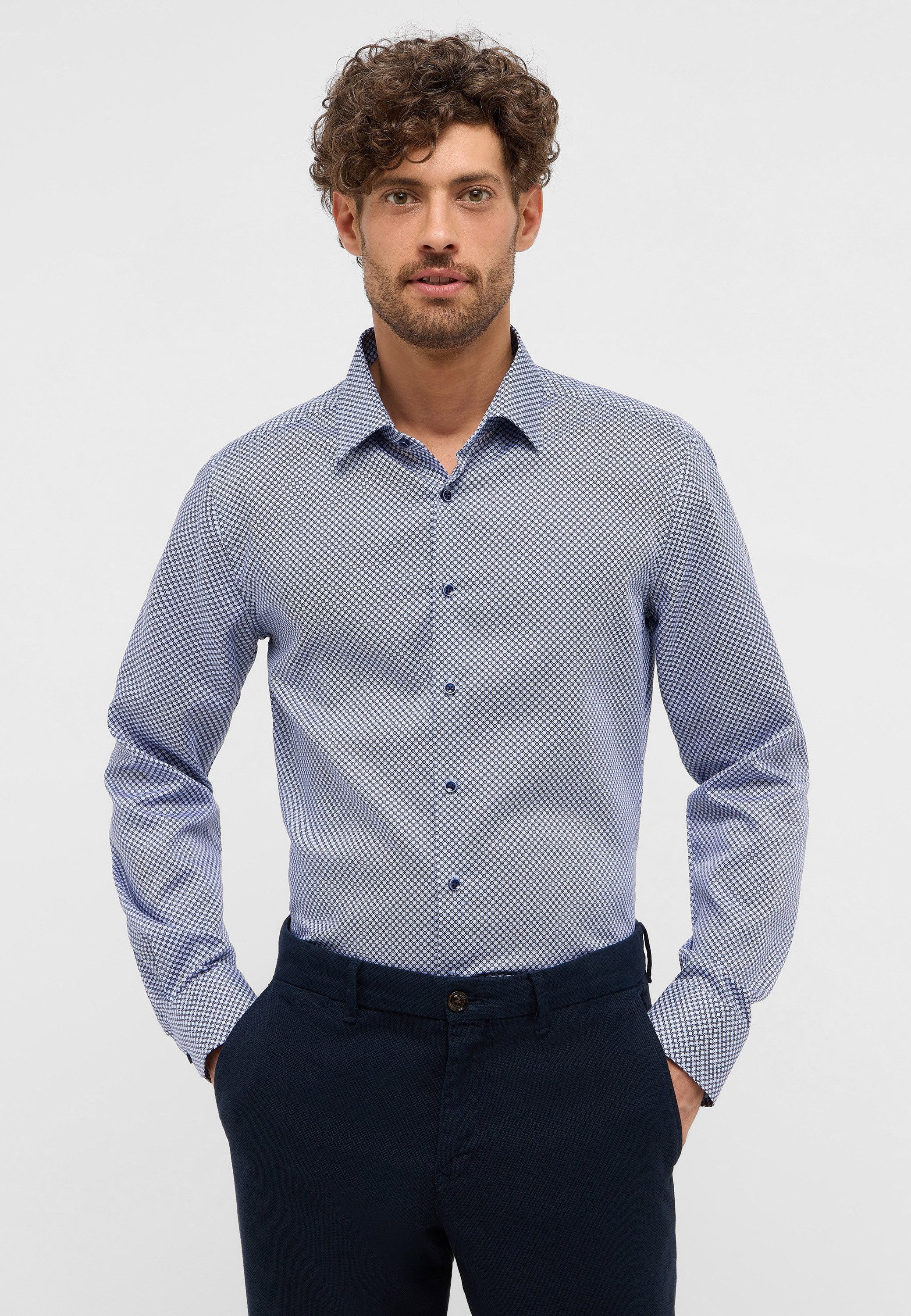 Eterna Langarmhemd "SLIM FIT", NON IRON (bügelfrei) günstig online kaufen