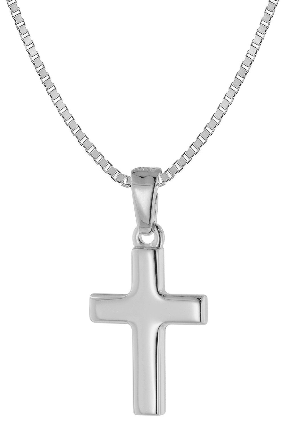 Kette mit Anhänger Kreuz mit für 925 Silber
