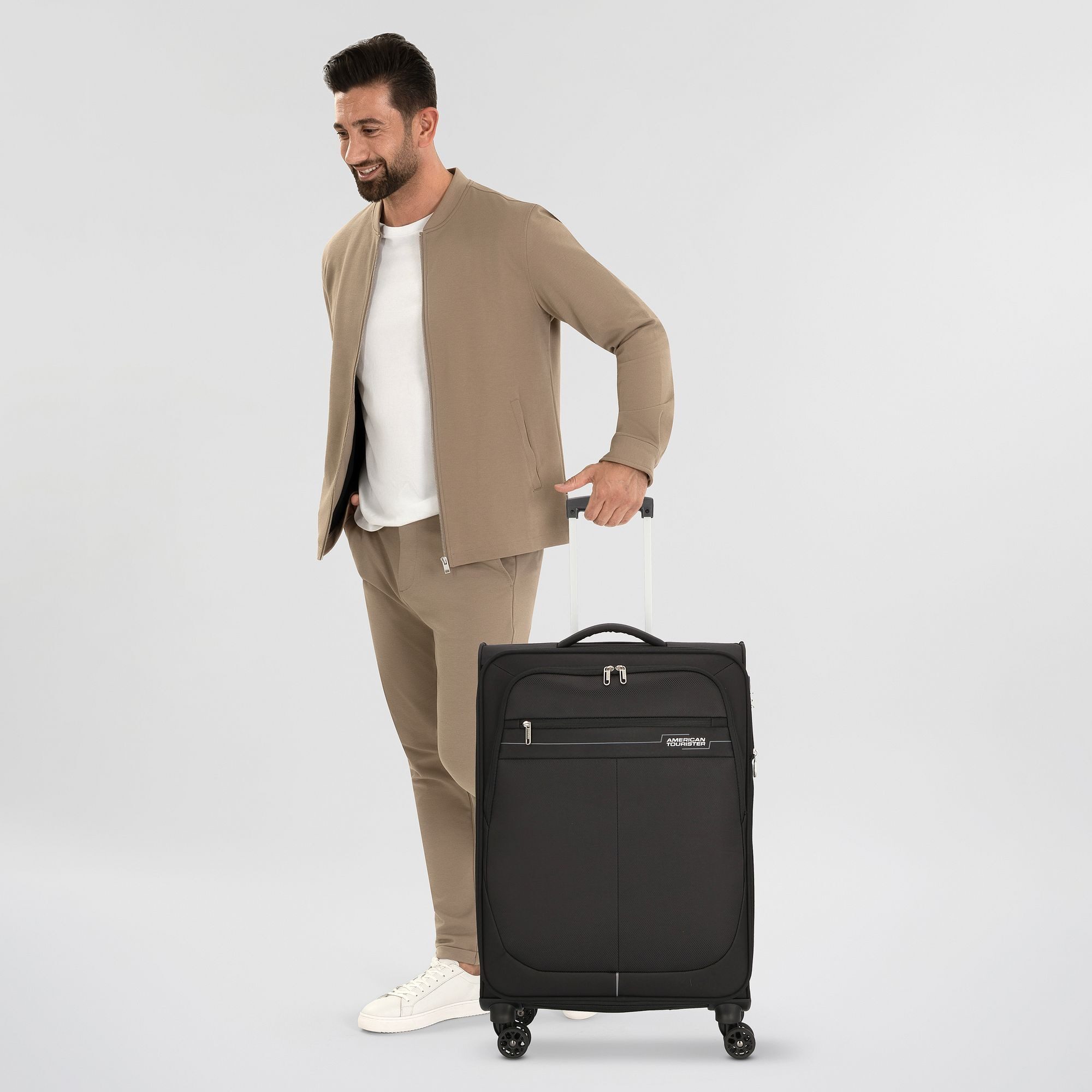 American Tourister® Weichgepäck-Trolley Deep Dive, 4 Rollen, Polyester
