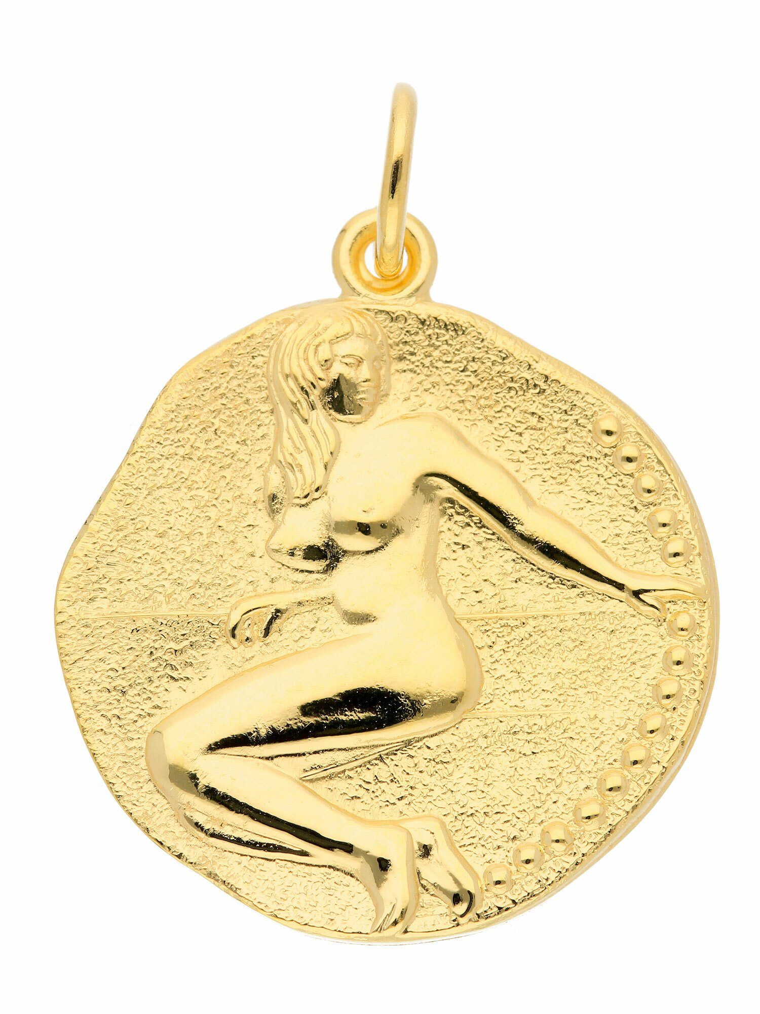 Kettenanhänger Damen Goldschmuck Sternzeichen Jungfrau Adelia´s 333 mm, Ø Herren & 18,2 Gold für Anhänger