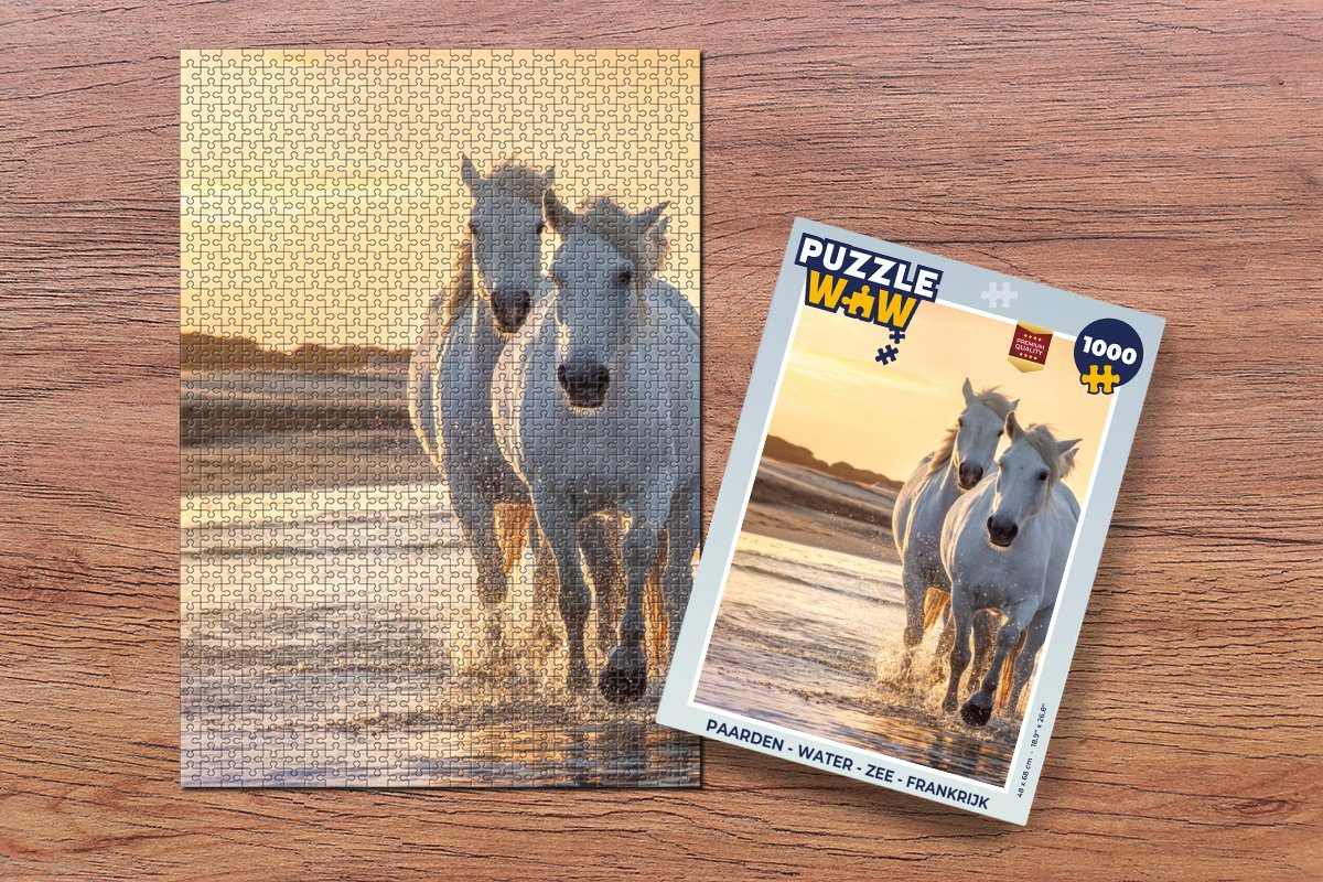 MuchoWow Puzzle Pferde - Wasser - günstig online kaufen