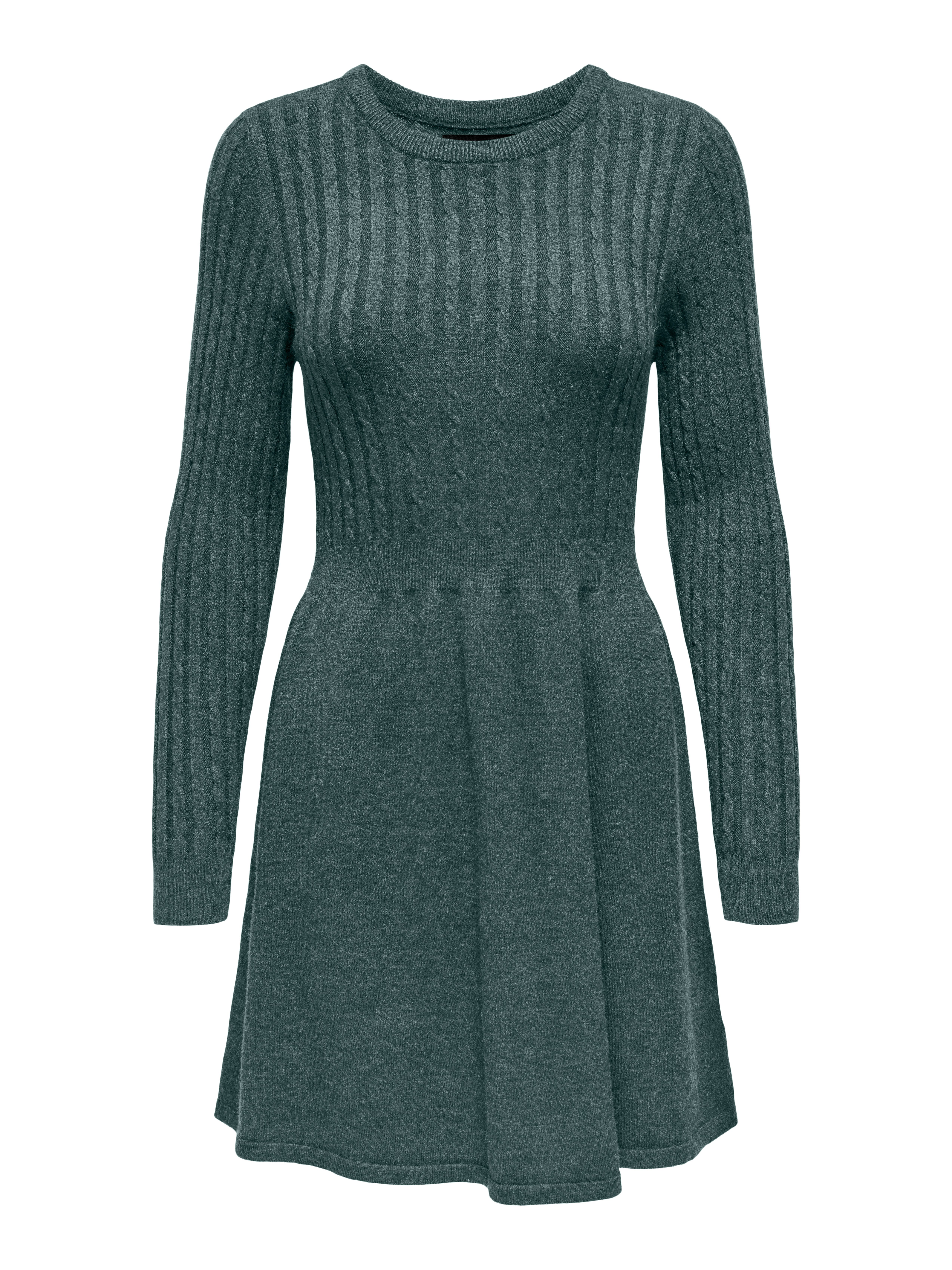 ONLY Strickkleid ONLFIA LS CABLE DRESS KNT Viskosemischung, regular fit