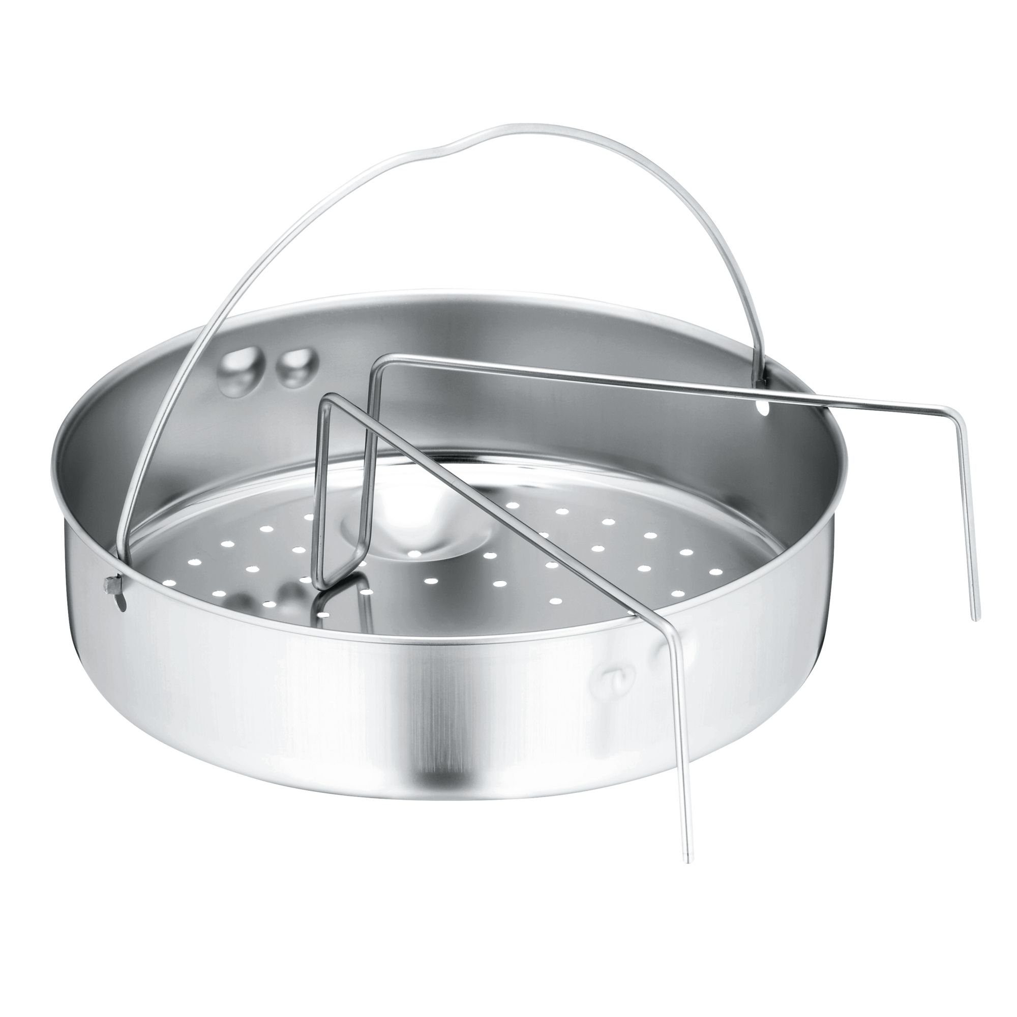 WMF Schnellkochtopf Perfect One Pot Schnellkochtopf mit Dampfgareinsatz, 22 cm, 6,5 Liter, Edelstahl