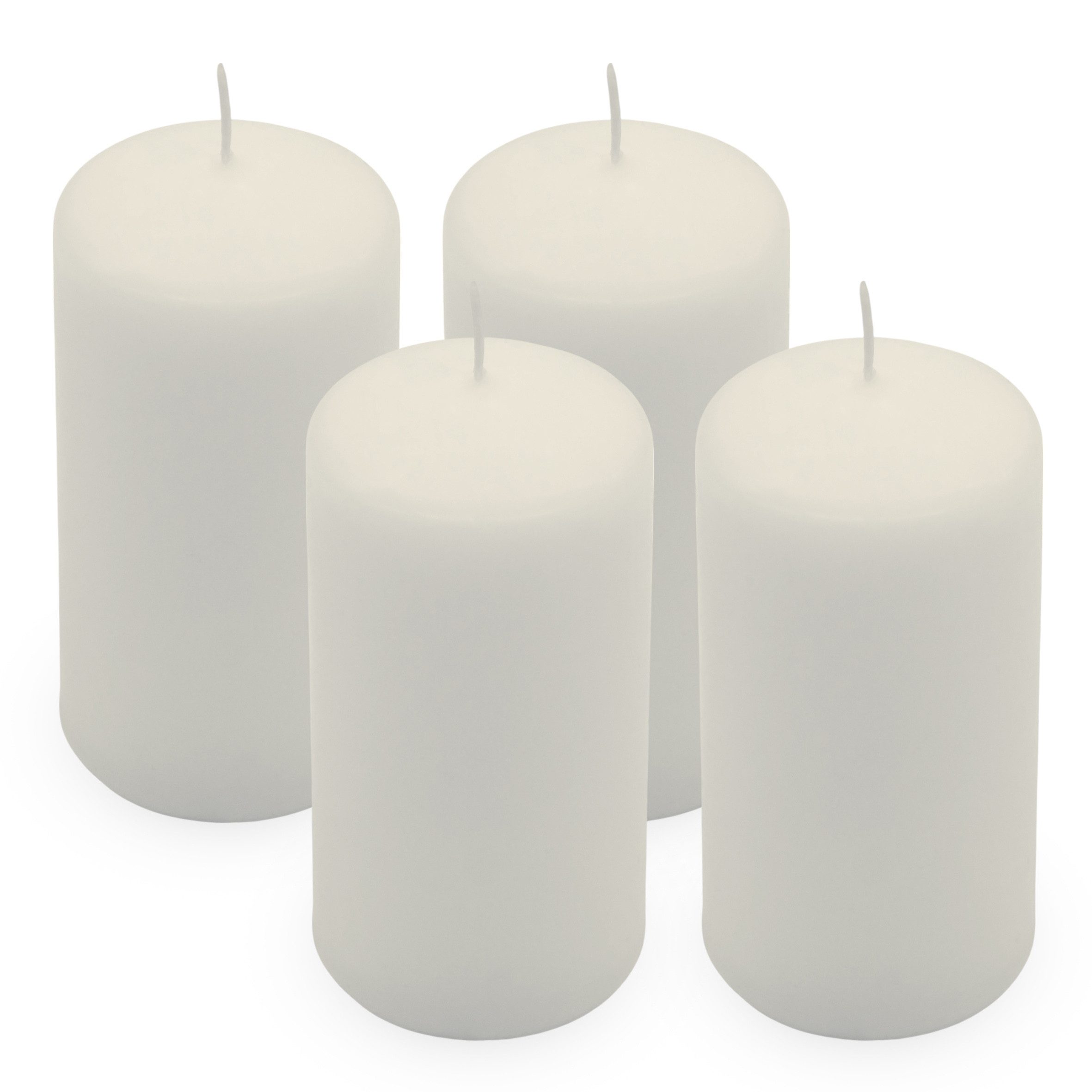 Spetebo Adventskerze Echtwachs Stumpenkerze 4er Set 10 x 5 cm (Anzahl, 1-tl günstig online kaufen