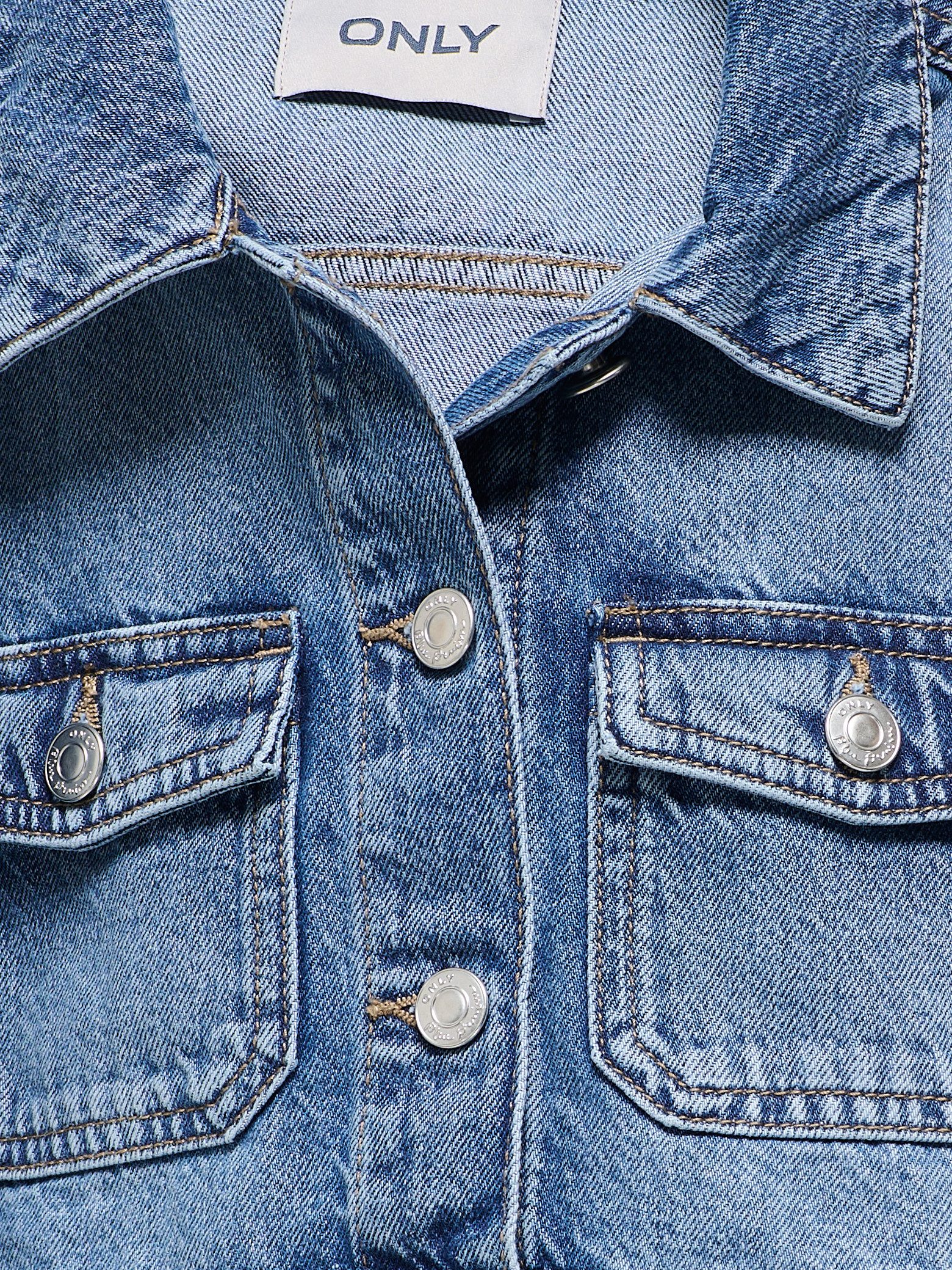 KIDS ONLY Jeansjacke KOGLUMI LS JACKET DNM PIM NOOS kurz, in klassischer Form