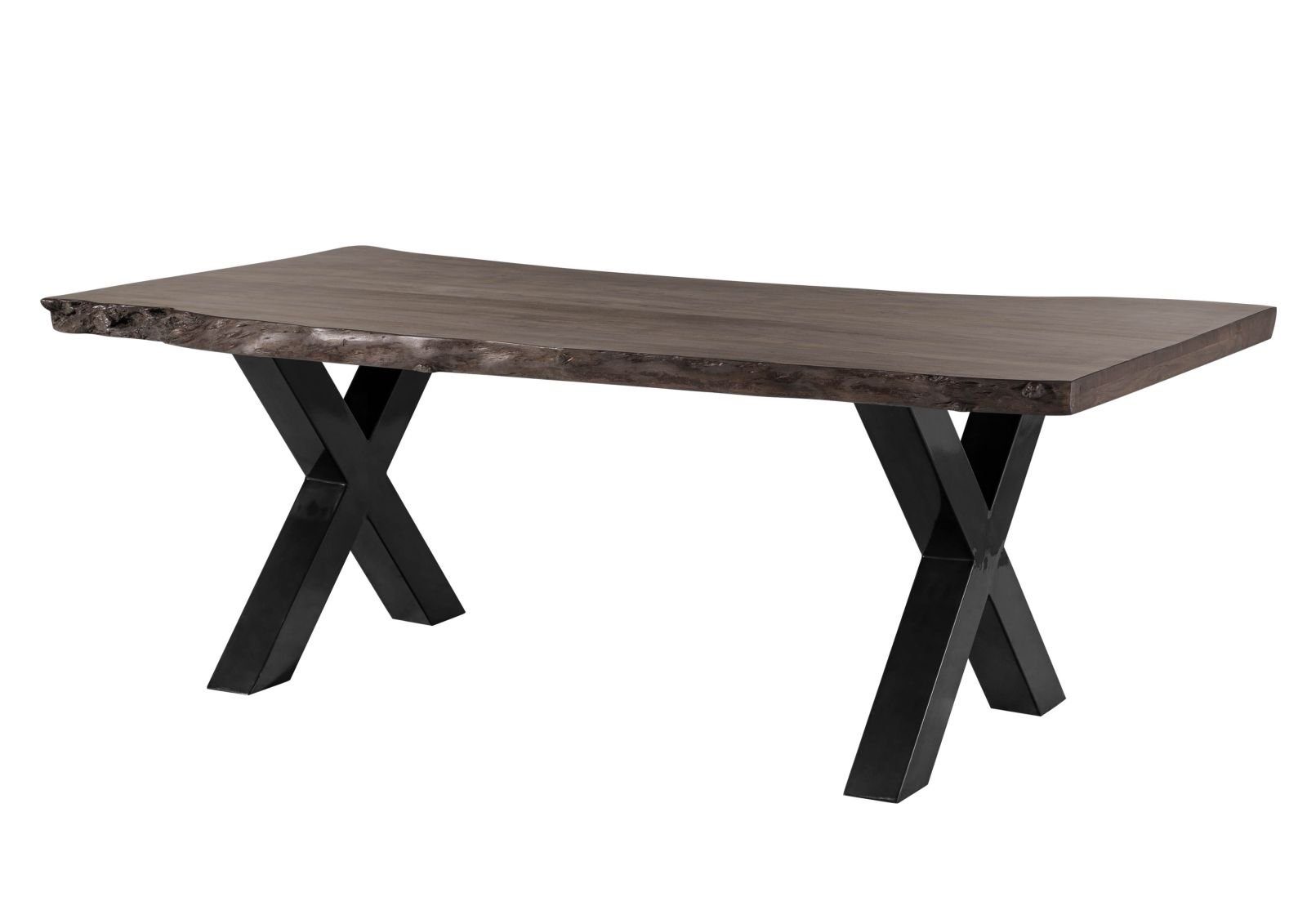 Massivmoebel24 Baumkantentisch FREEFORM (Baumtisch Akazie 180x90x77 günstig online kaufen