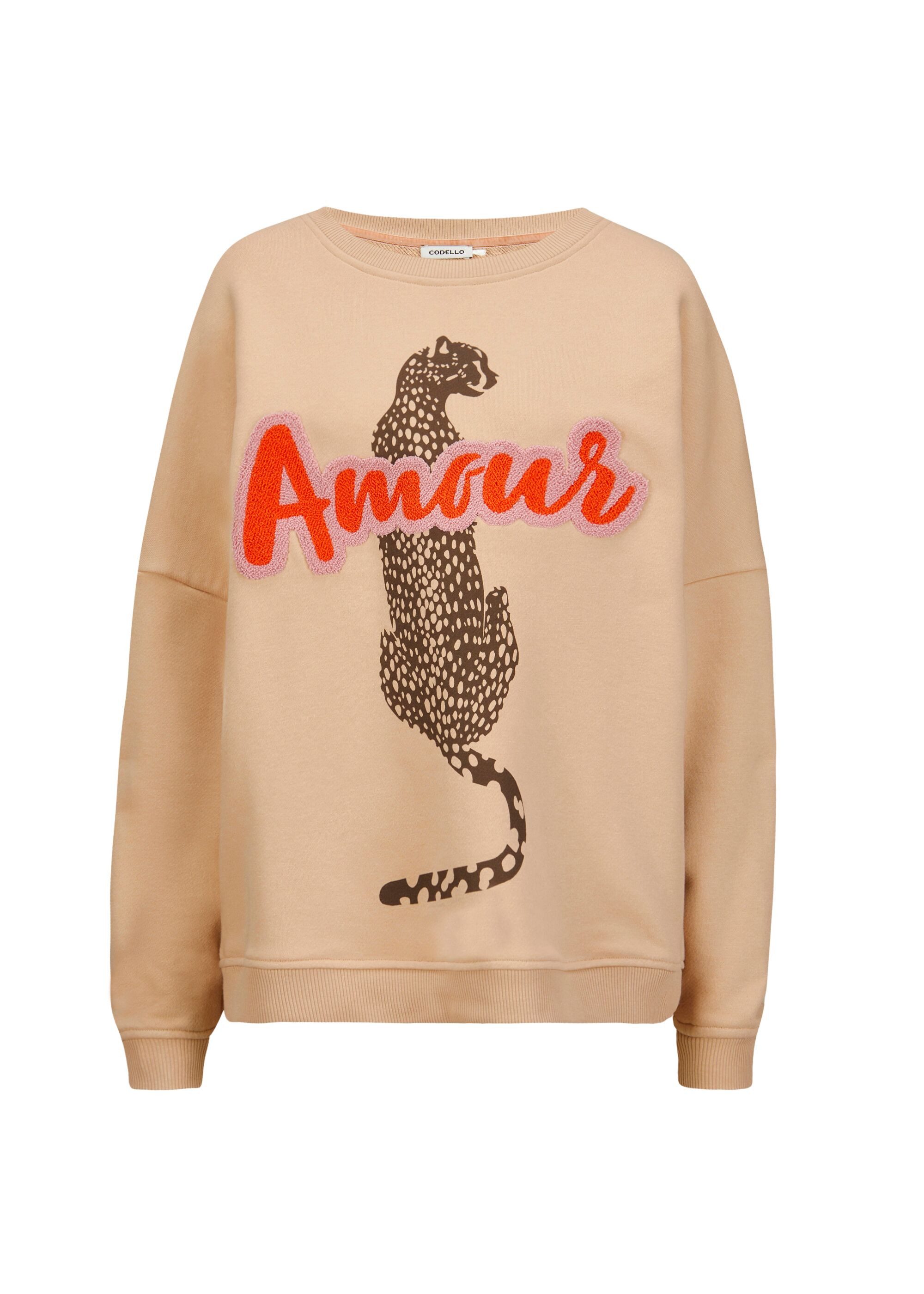Codello Sweatshirt (1-tlg) im Leopardenmuster